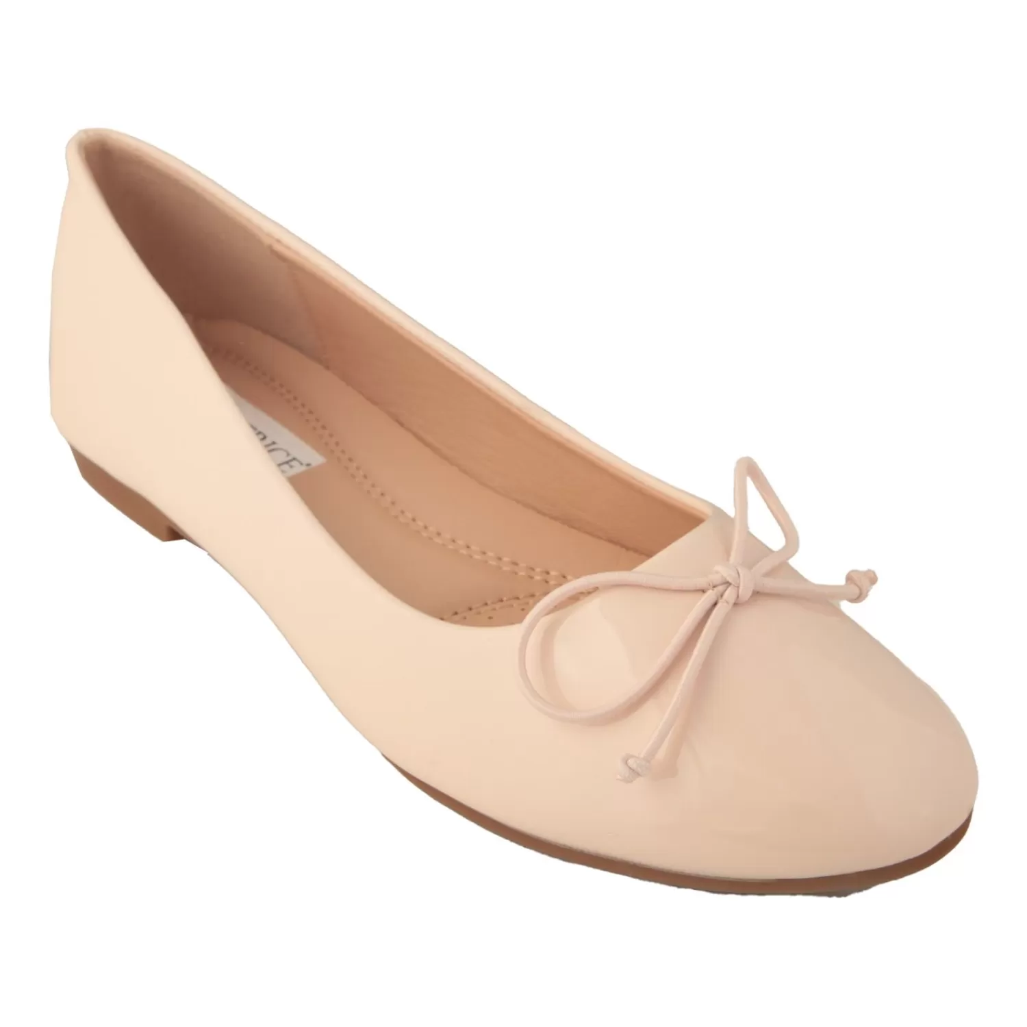 Imperatrice Calzature Sandali Bassi*Ballerine Verniciate Con Fiocchetto In Tessuto