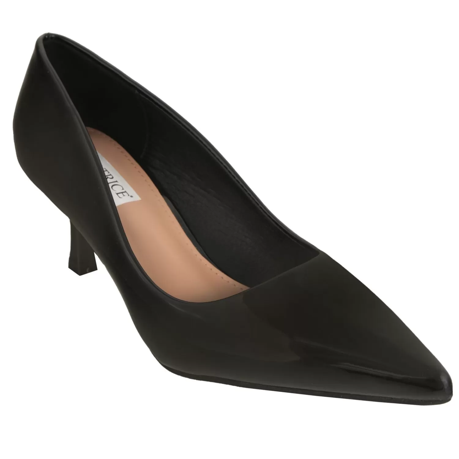 Imperatrice Calzature Decollete*Decollete Pumps Verniciati Con Tacco Basso A Spillo