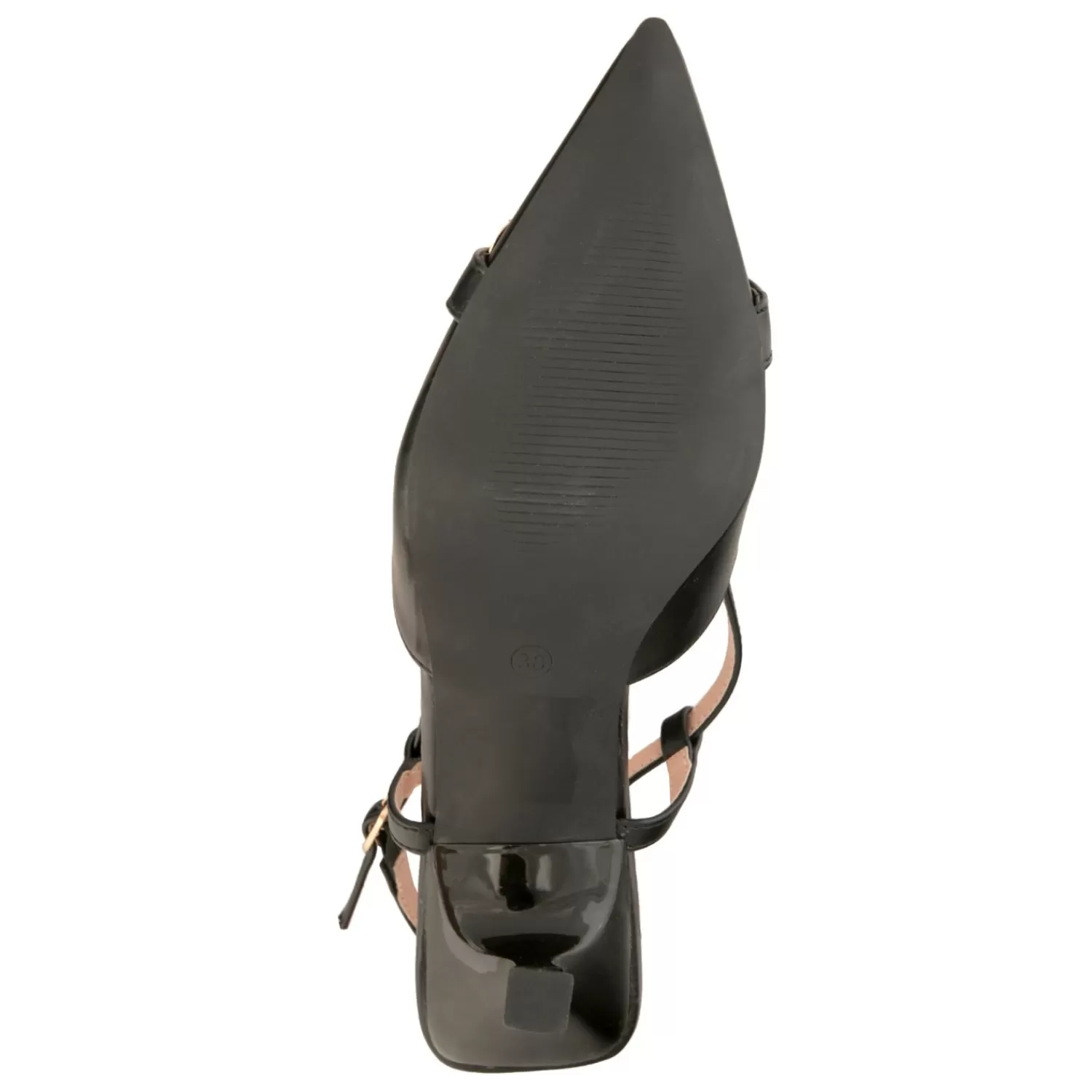 Imperatrice Calzature Sandali Con Tacco E Zeppa*Decollete Slingback Con Tacco A Spillo Basso E Dettaglio Color Oro E Strass