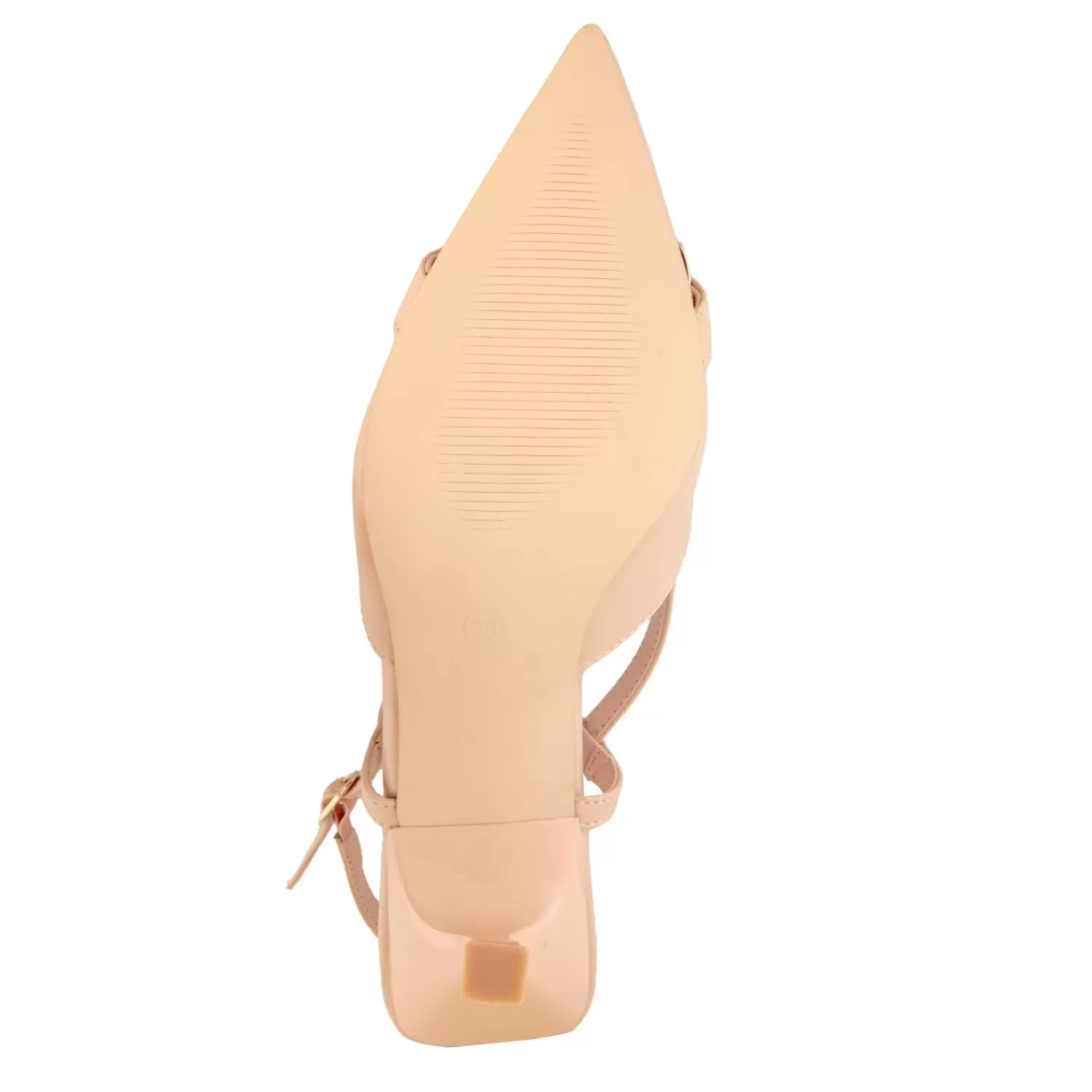 Imperatrice Calzature Sandali Con Tacco E Zeppa*Decollete Slingback Con Tacco A Spillo Basso E Dettaglio Color Oro E Strass