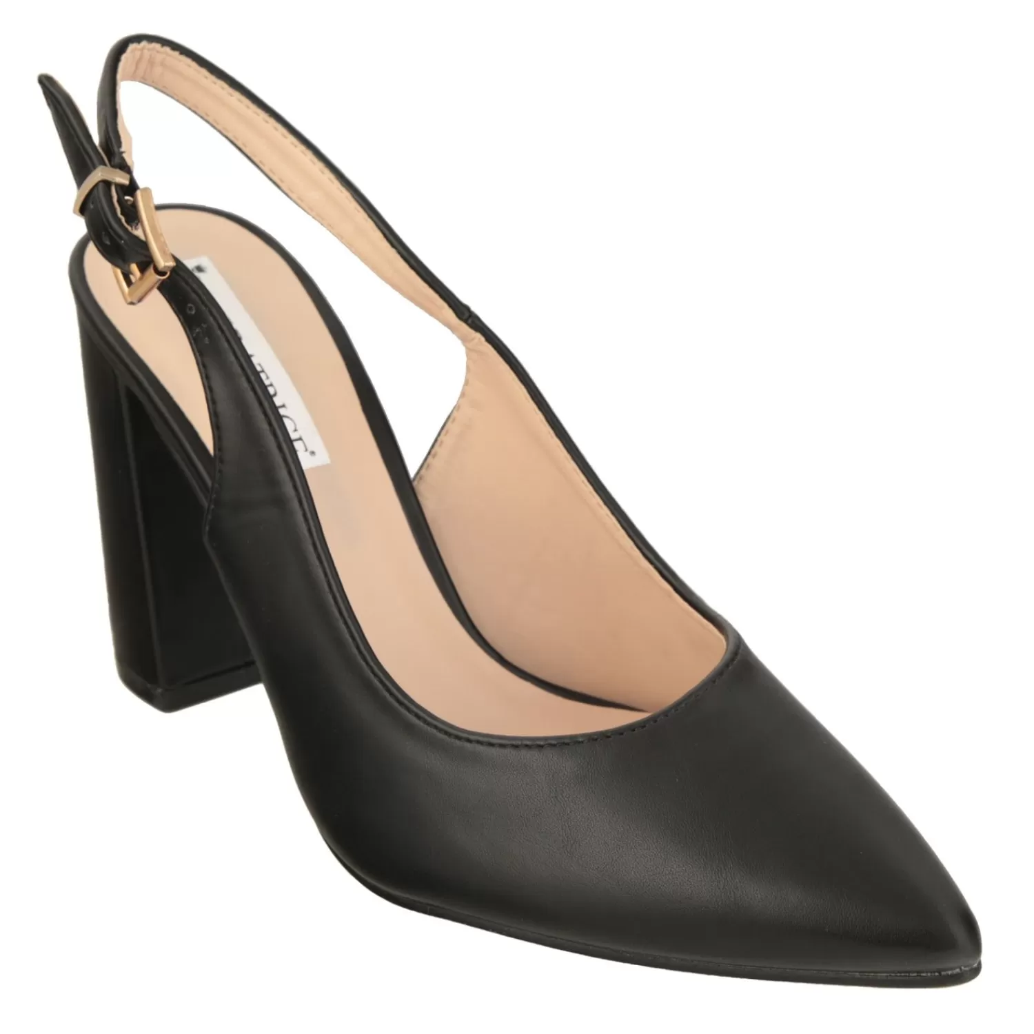 Imperatrice Calzature Sandali Con Tacco E Zeppa*Decollete Slingback Con Tacco Alto Quadrato