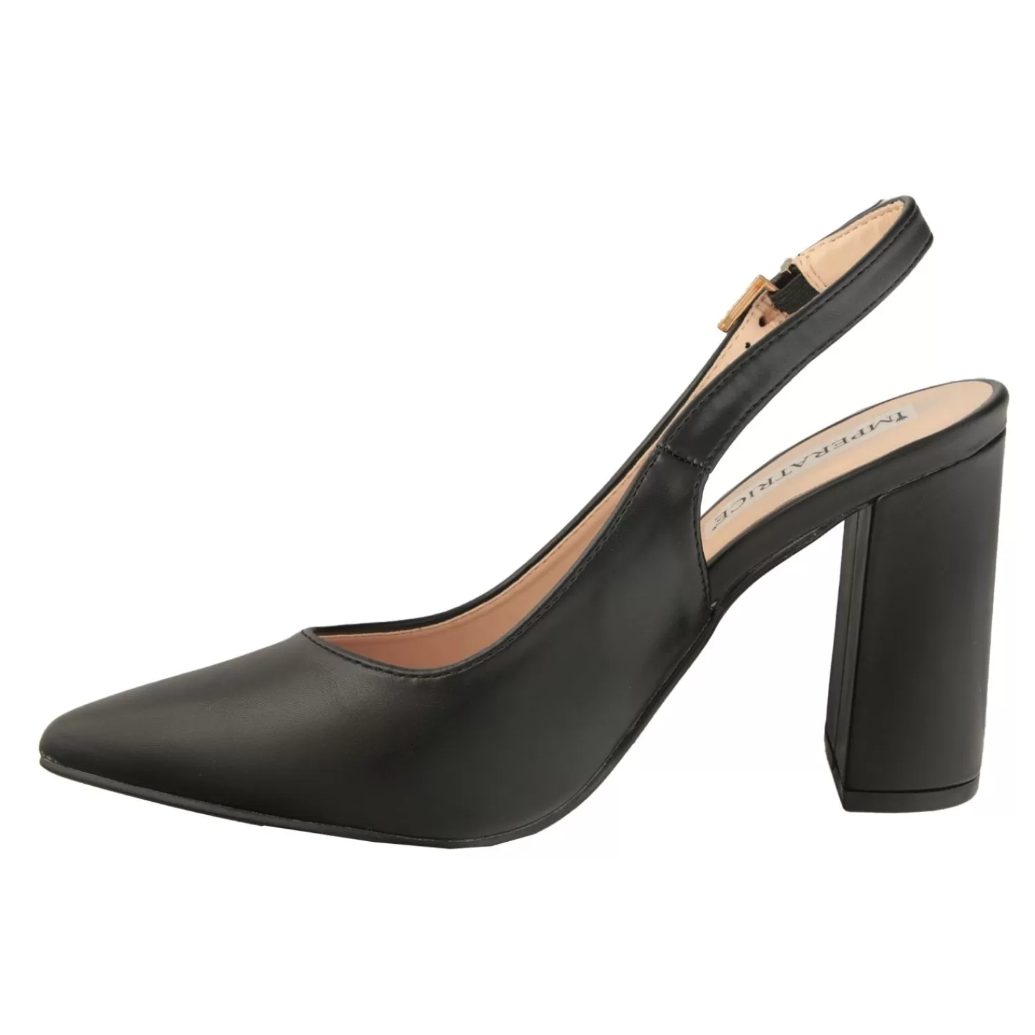 Imperatrice Calzature Sandali Con Tacco E Zeppa*Decollete Slingback Con Tacco Alto Quadrato