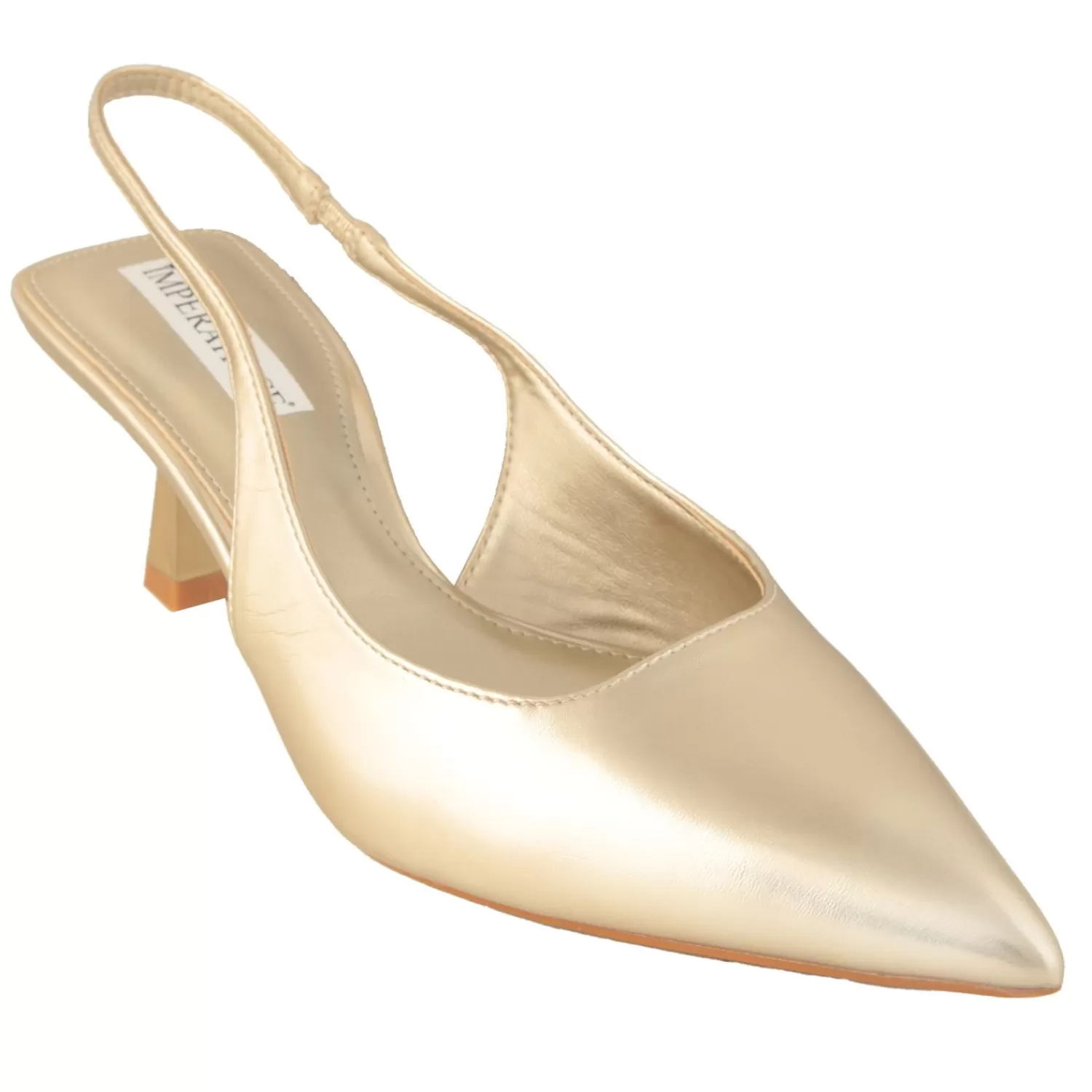 Imperatrice Calzature Sandali Con Tacco E Zeppa*Decollete Slingback Con Tacco Basso A Rocchetto