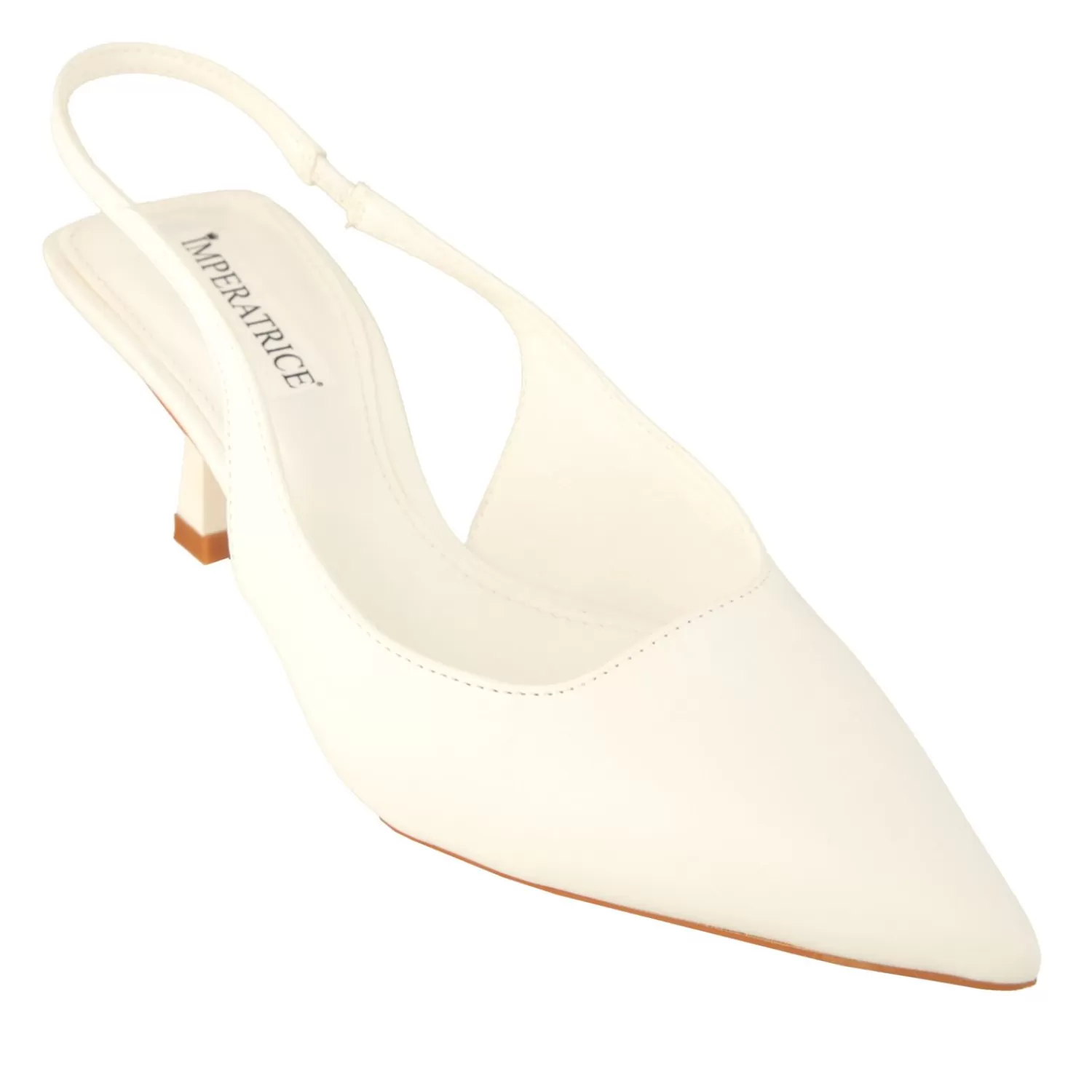 Imperatrice Calzature Sandali Con Tacco E Zeppa*Decollete Slingback Con Tacco Basso A Rocchetto