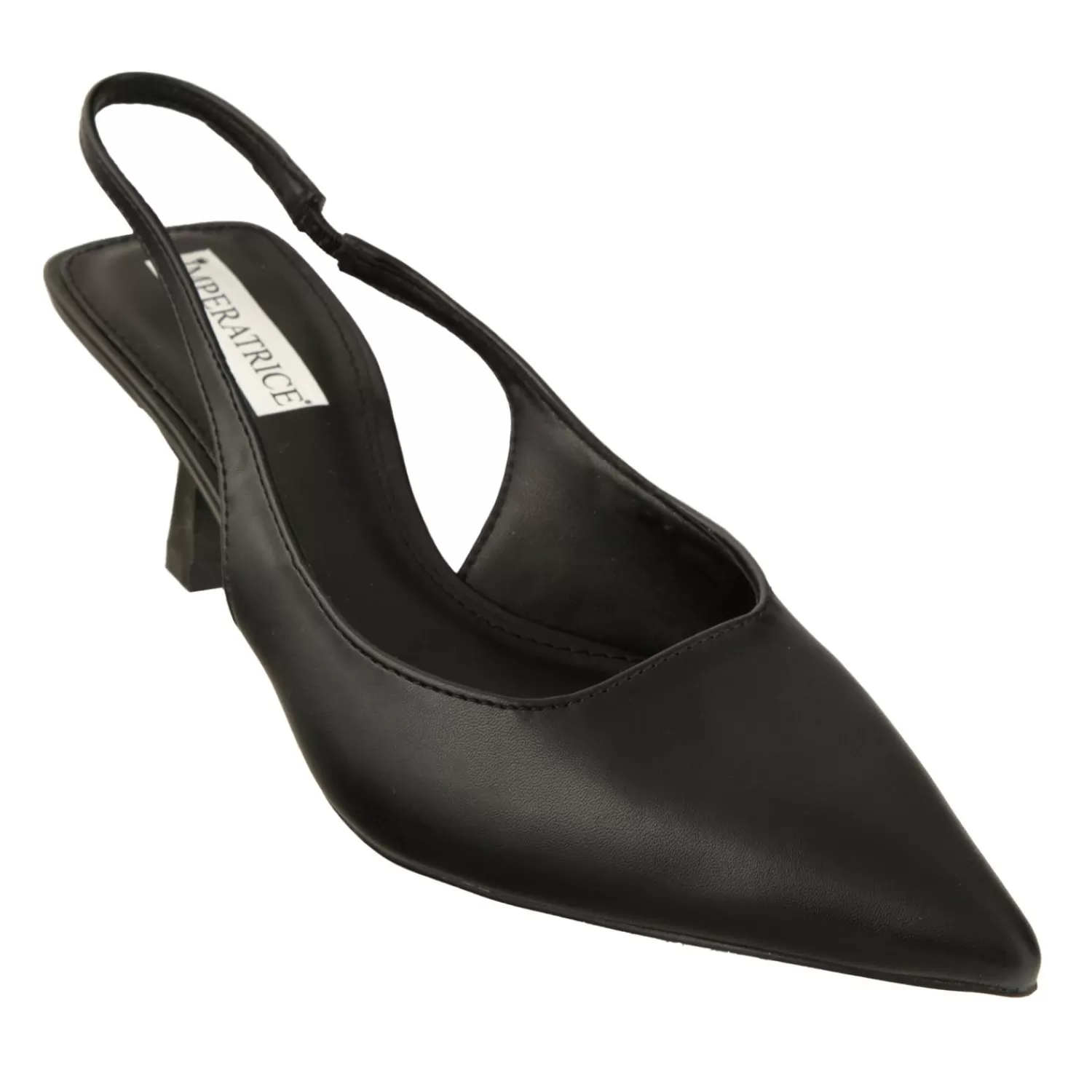 Imperatrice Calzature Sandali Con Tacco E Zeppa*Decollete Slingback Con Tacco Basso A Rocchetto