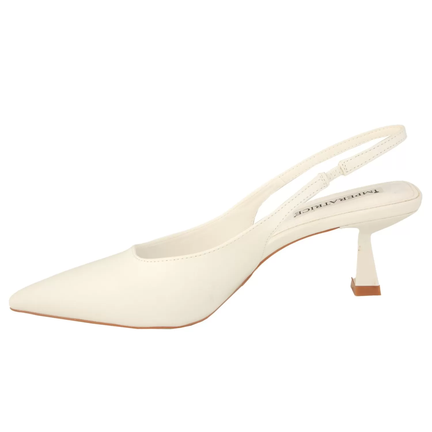 Imperatrice Calzature Sandali Con Tacco E Zeppa*Decollete Slingback Con Tacco Basso A Rocchetto