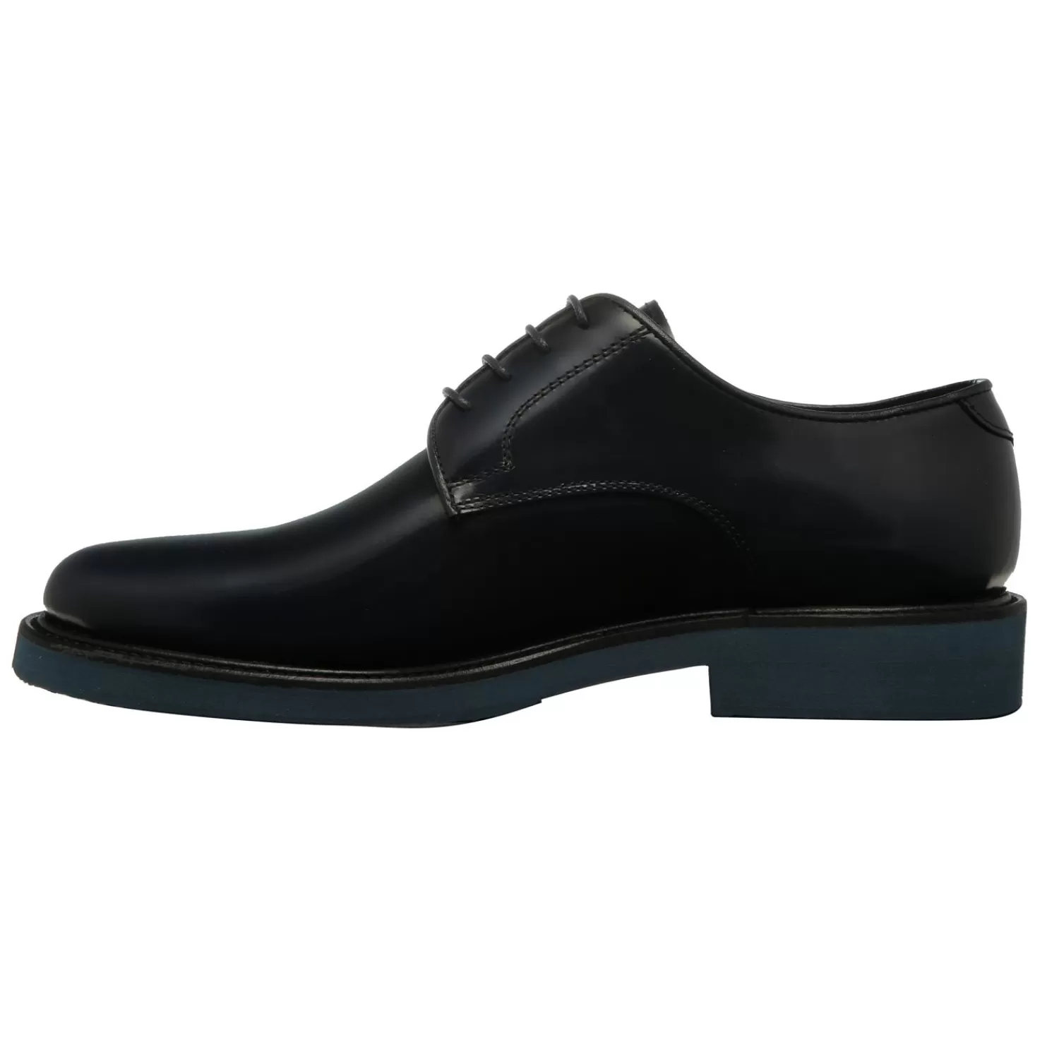 Imperatrice Calzature Derby*Derby In Pelle Abrasivata Con Suola Ultra Leggera Blu