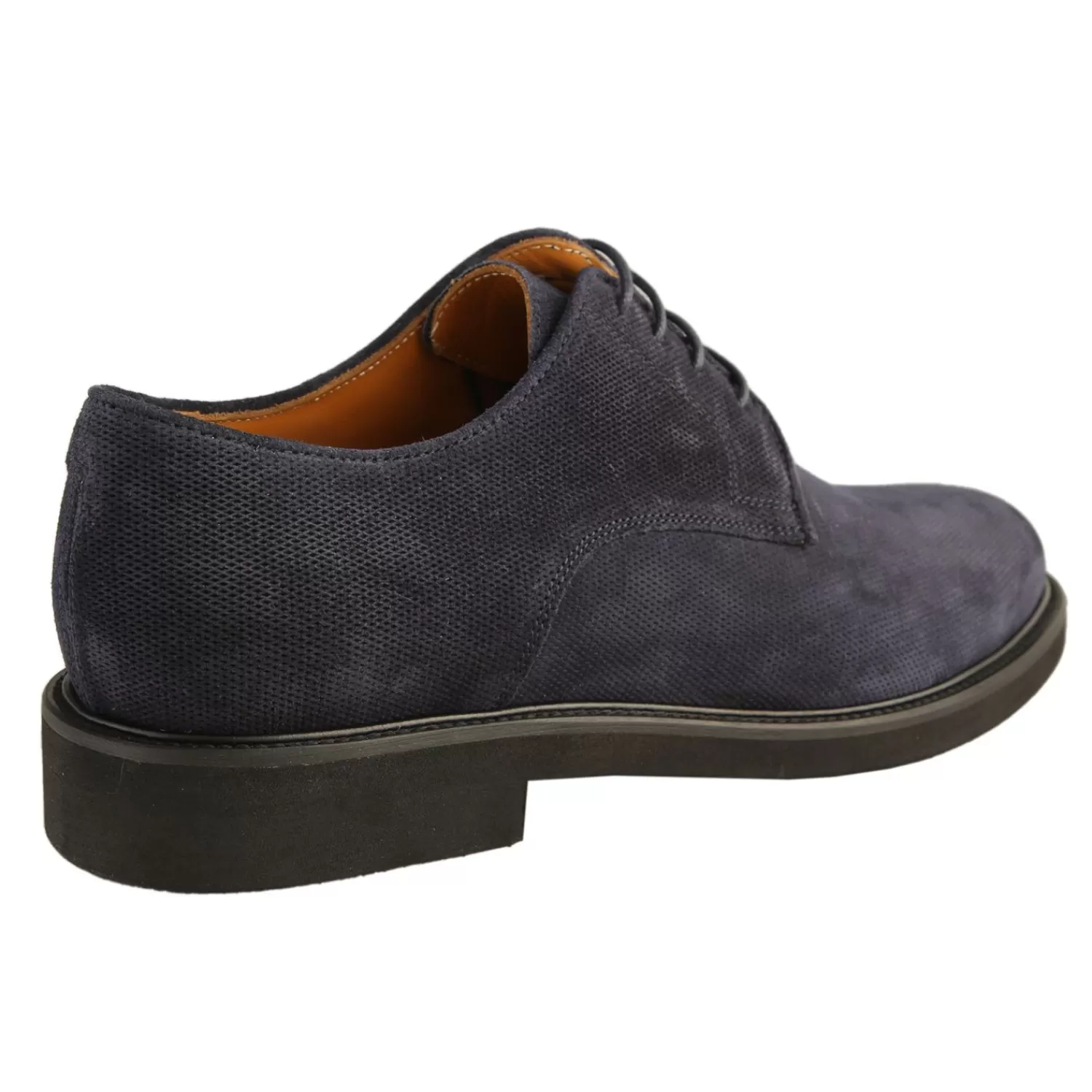 Imperatrice Calzature Derby*Derby In Pelle Di Vitello Scamosciata Con Finta Intrecciatura E Fondo Ultraleggero