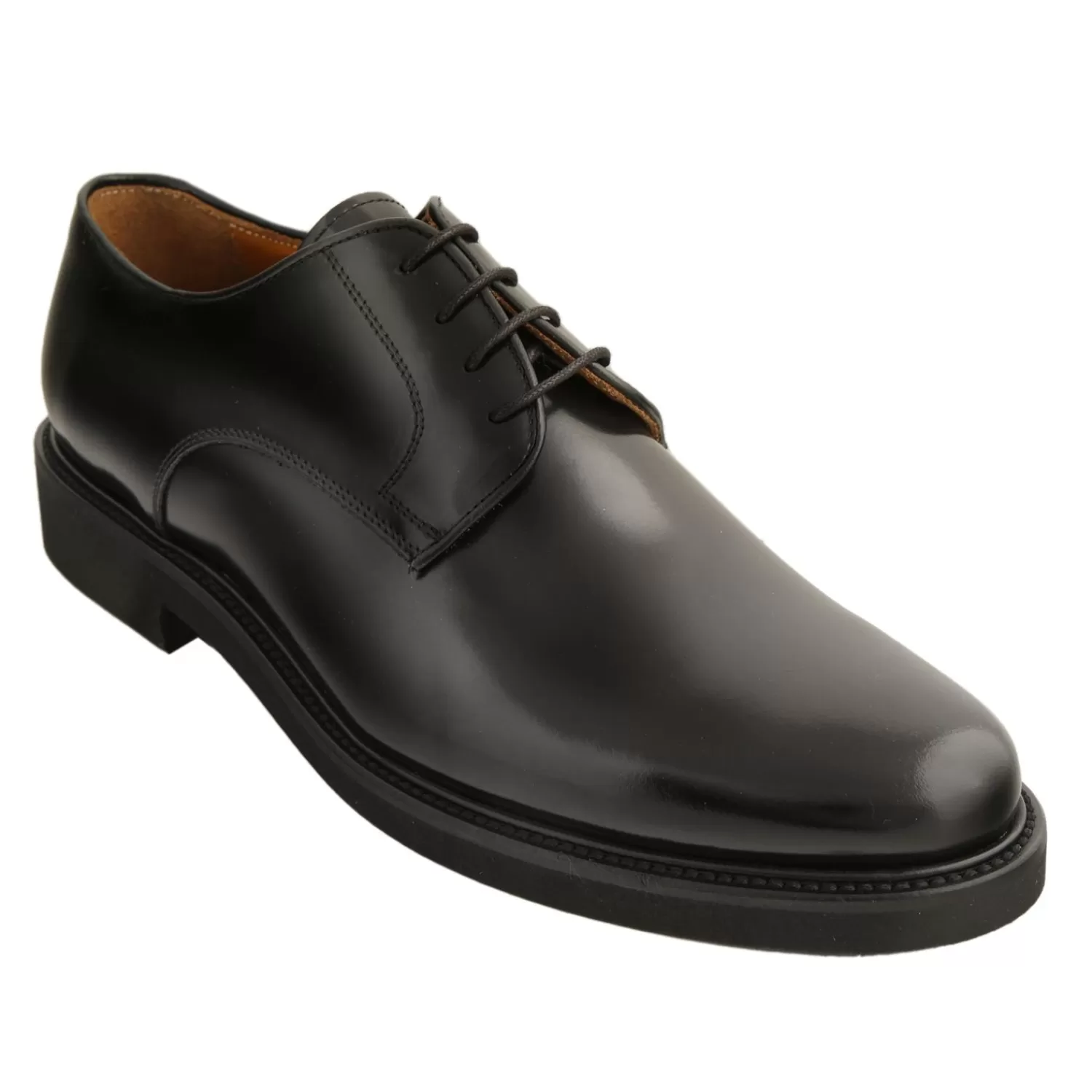 Imperatrice Calzature Derby*Derby In Vera Pelle Di Vitello Abrasivata Con Fondo Ultraleggero
