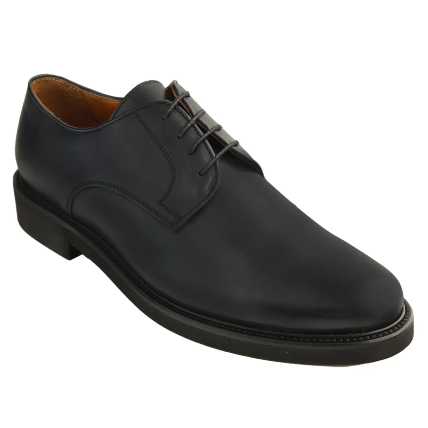 Imperatrice Calzature Derby*Derby In Vera Pelle Di Vitello Crust Con Fondo Ultraleggero