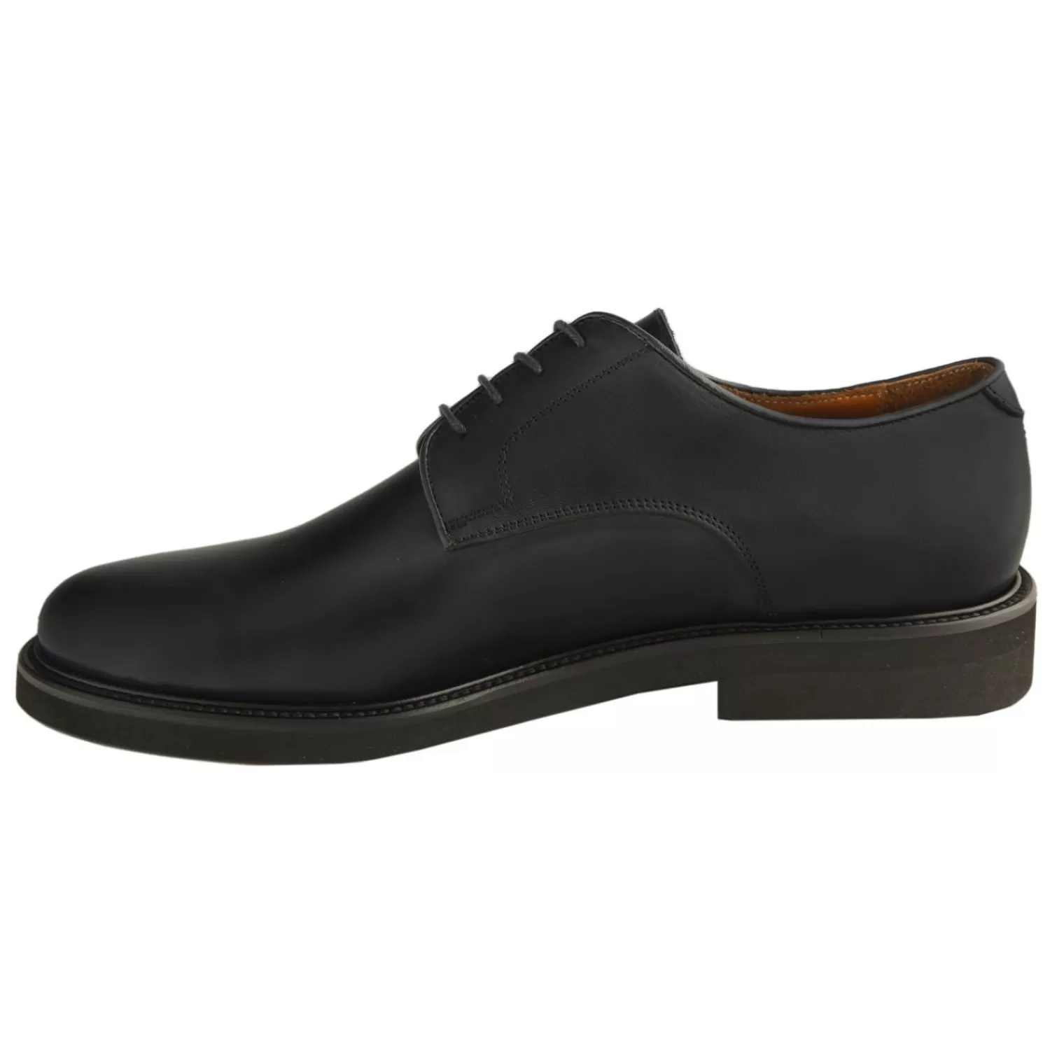 Imperatrice Calzature Derby*Derby In Vera Pelle Di Vitello Crust Con Fondo Ultraleggero