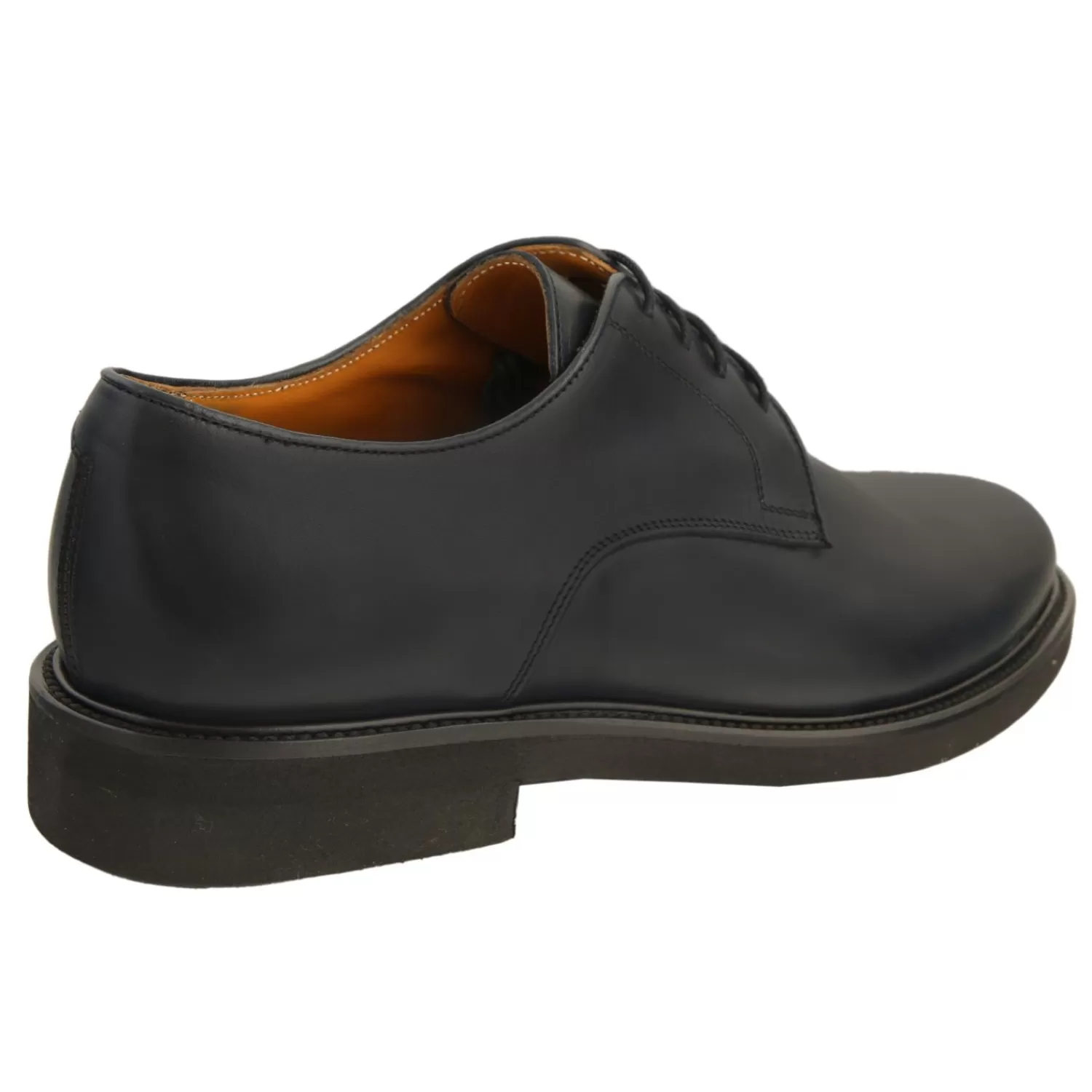 Imperatrice Calzature Derby*Derby In Vera Pelle Di Vitello Crust Con Fondo Ultraleggero