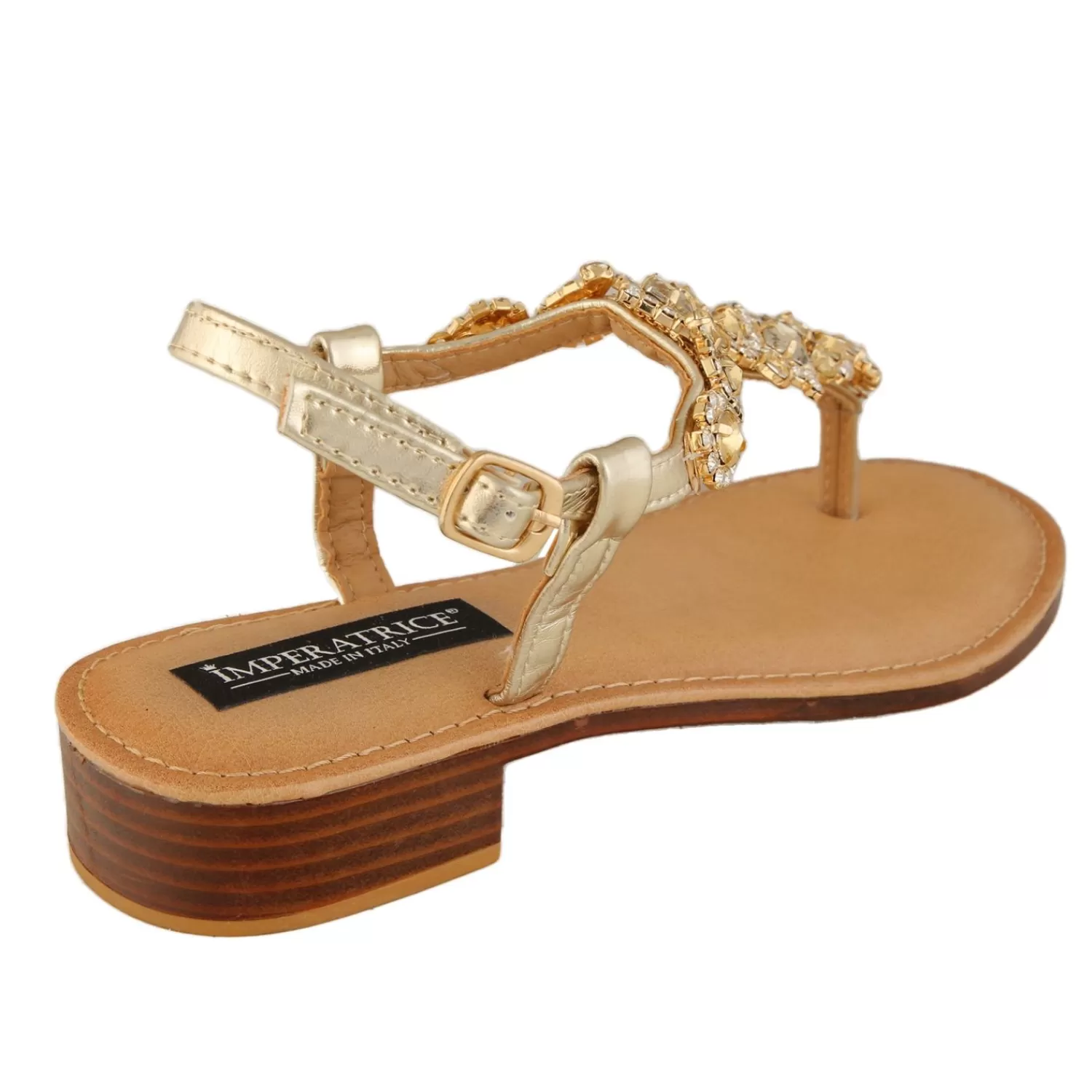 Imperatrice Calzature Sandali Bassi*Sandali Bassi Infradito Con Dettagli Gioiello