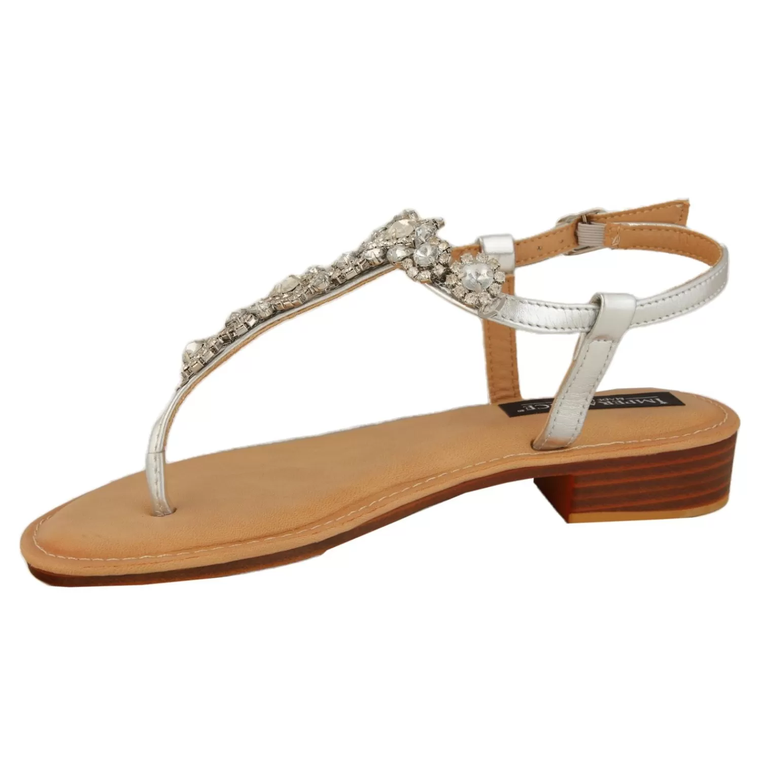Imperatrice Calzature Sandali Bassi*Sandali Bassi Infradito Con Dettagli Gioiello