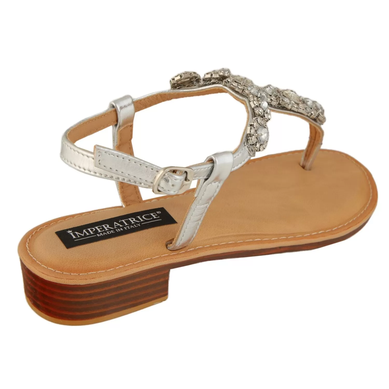 Imperatrice Calzature Sandali Bassi*Sandali Bassi Infradito Con Dettagli Gioiello
