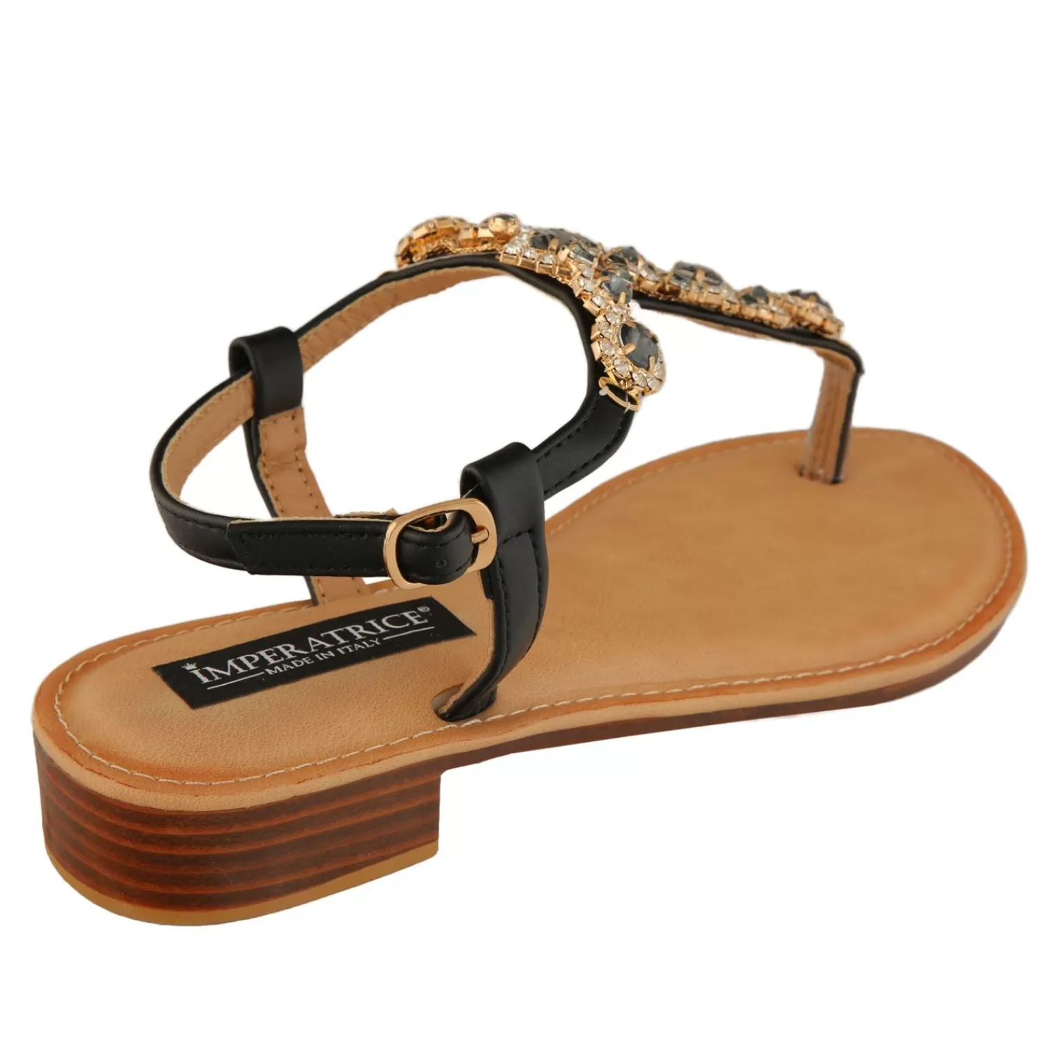 Imperatrice Calzature Sandali Bassi*Sandali Bassi Infradito Con Dettagli Gioiello