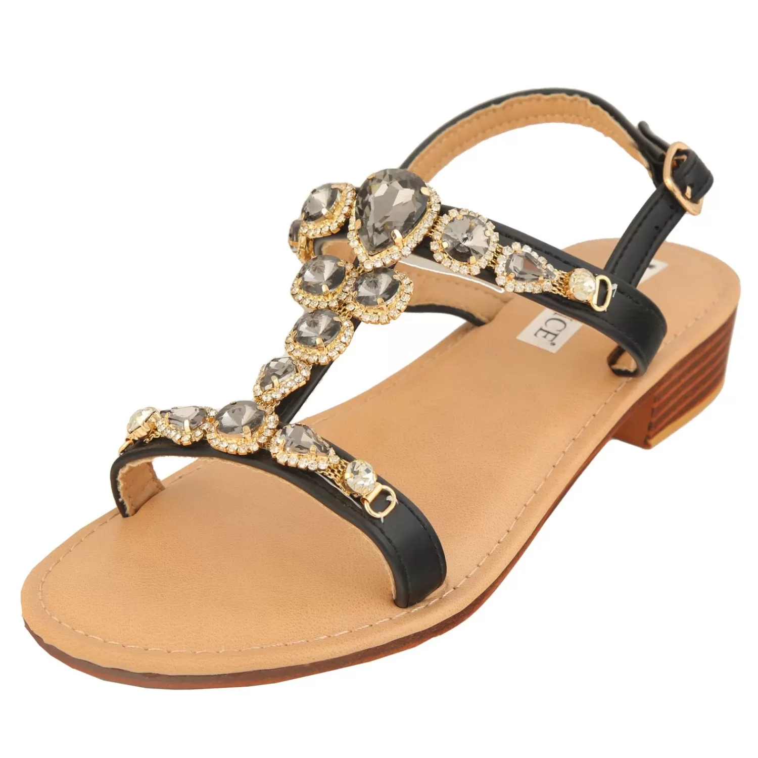 Imperatrice Calzature Sandali Bassi*Sandali Con Dettagli Gioiello