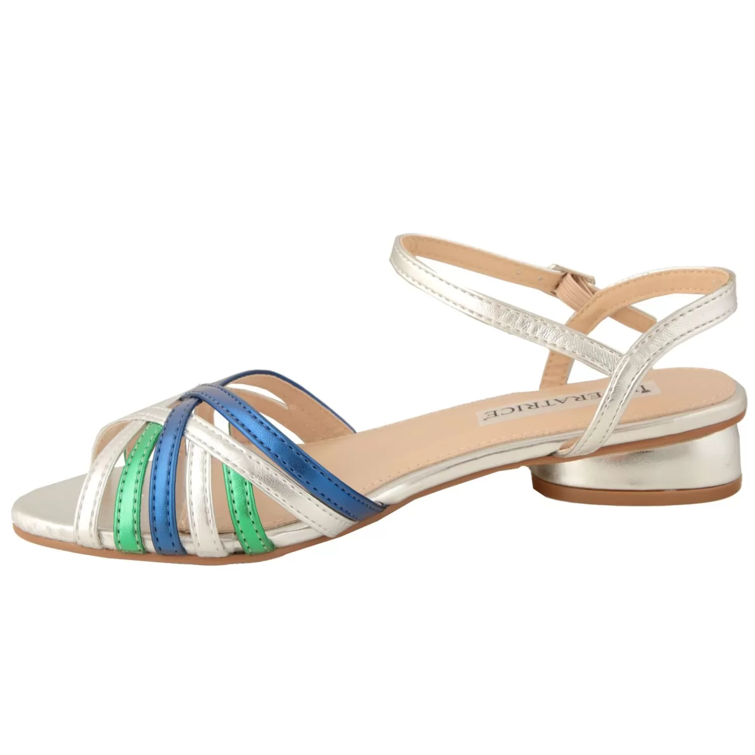 Imperatrice Calzature Sandali Bassi*Sandali Con Fasce Intrecciate Multicolore