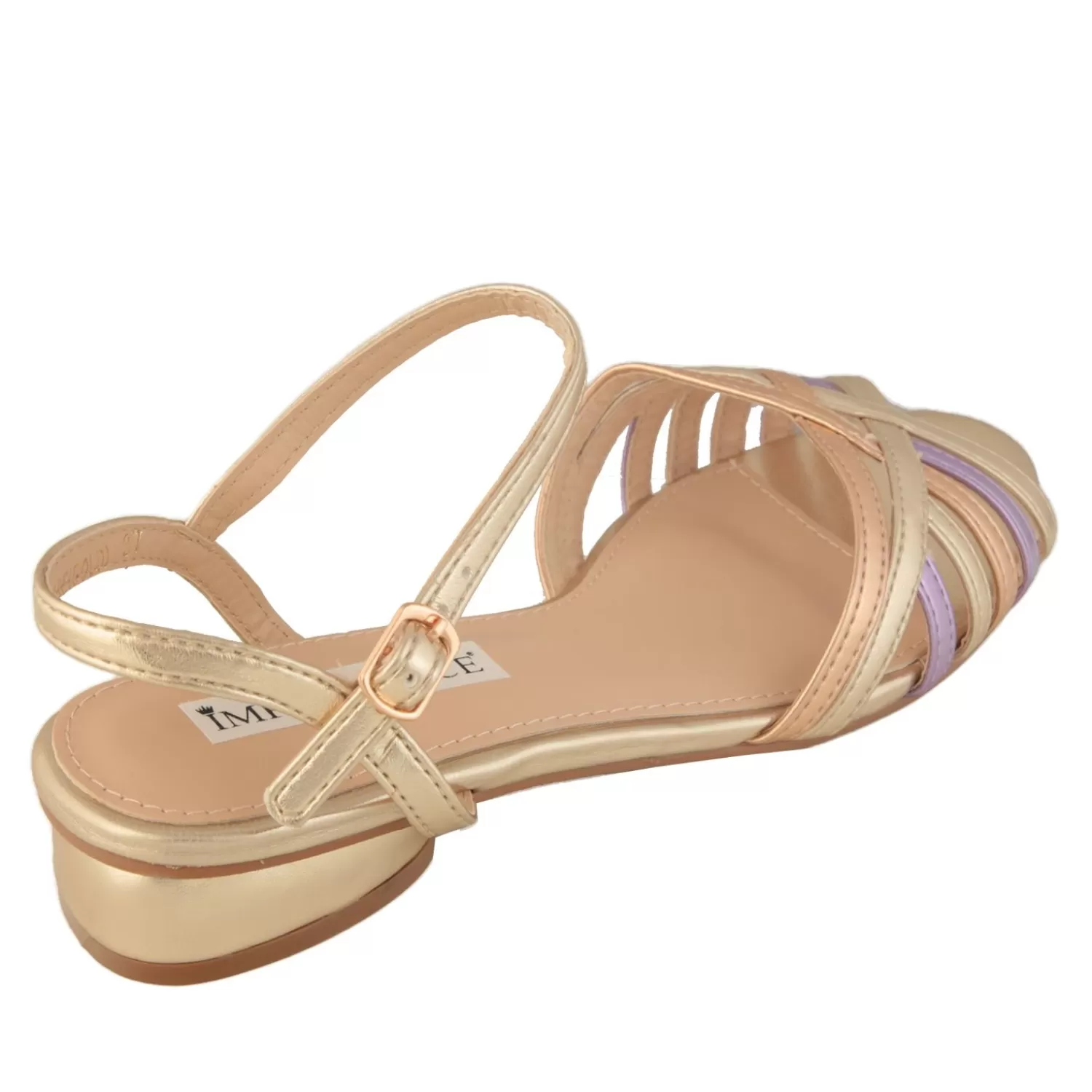 Imperatrice Calzature Sandali Bassi*Sandali Con Fasce Intrecciate Multicolore