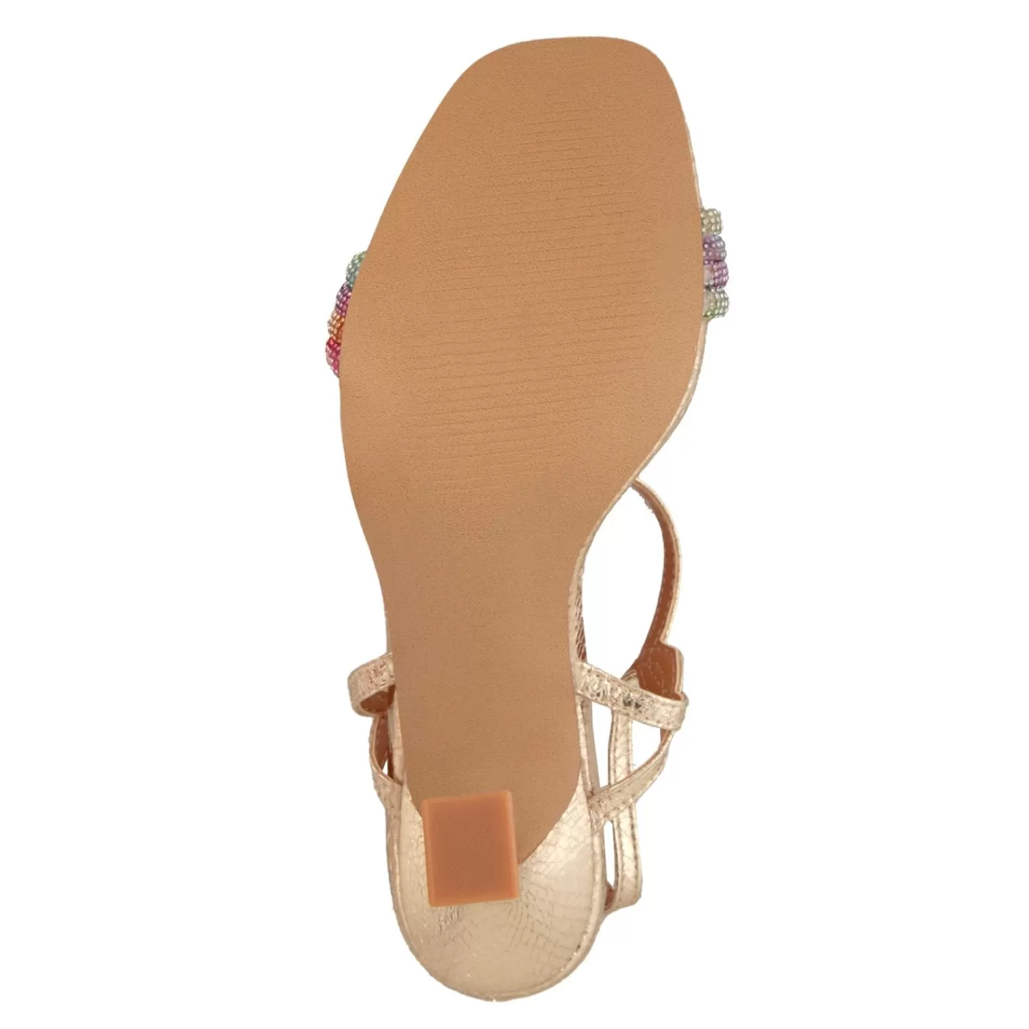 Imperatrice Calzature Sandali Con Tacco E Zeppa*Sandali Con Strass Multicolore E Tacco Alto A Rocchetto