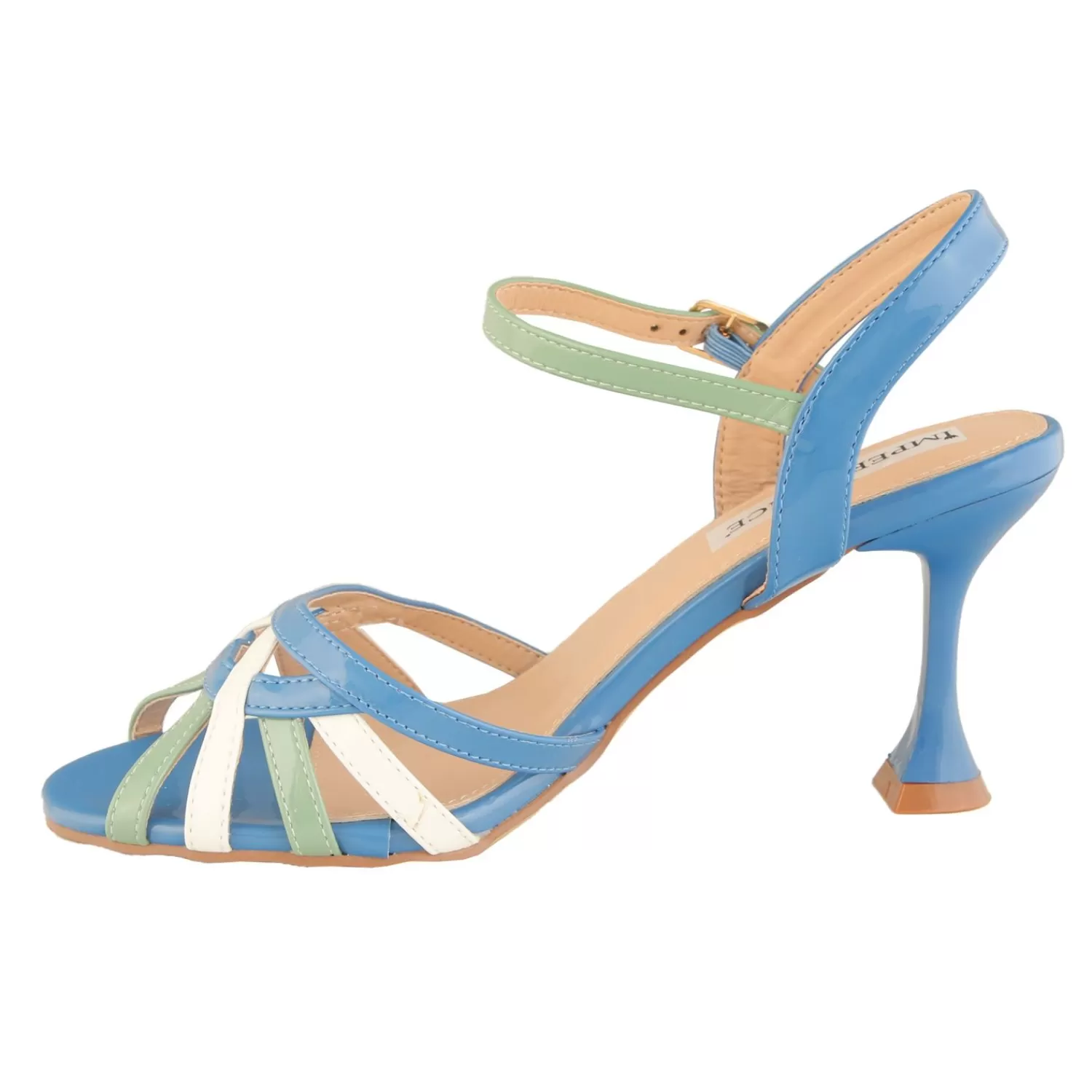 Imperatrice Calzature Sandali Con Tacco E Zeppa*Sandali Con Tacco A Rocchetto E Fasce Multicolore