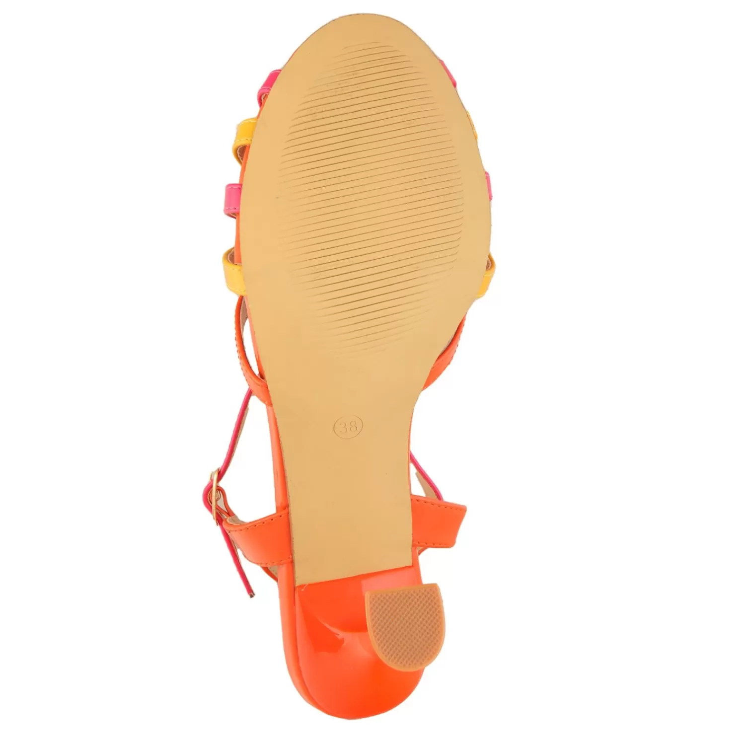 Imperatrice Calzature Sandali Con Tacco E Zeppa*Sandali Con Tacco A Rocchetto E Fasce Multicolore