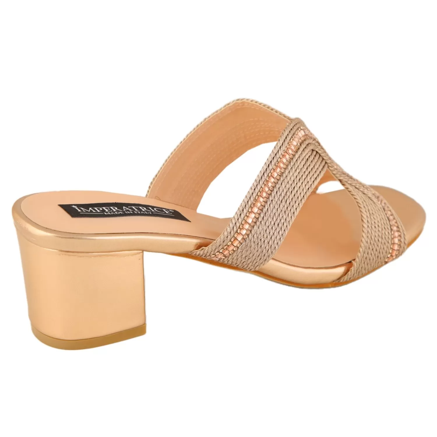 Imperatrice Calzature Sandali Con Tacco E Zeppa*Sandali Con Tacco Comodo E Dettaglio In Passameneria