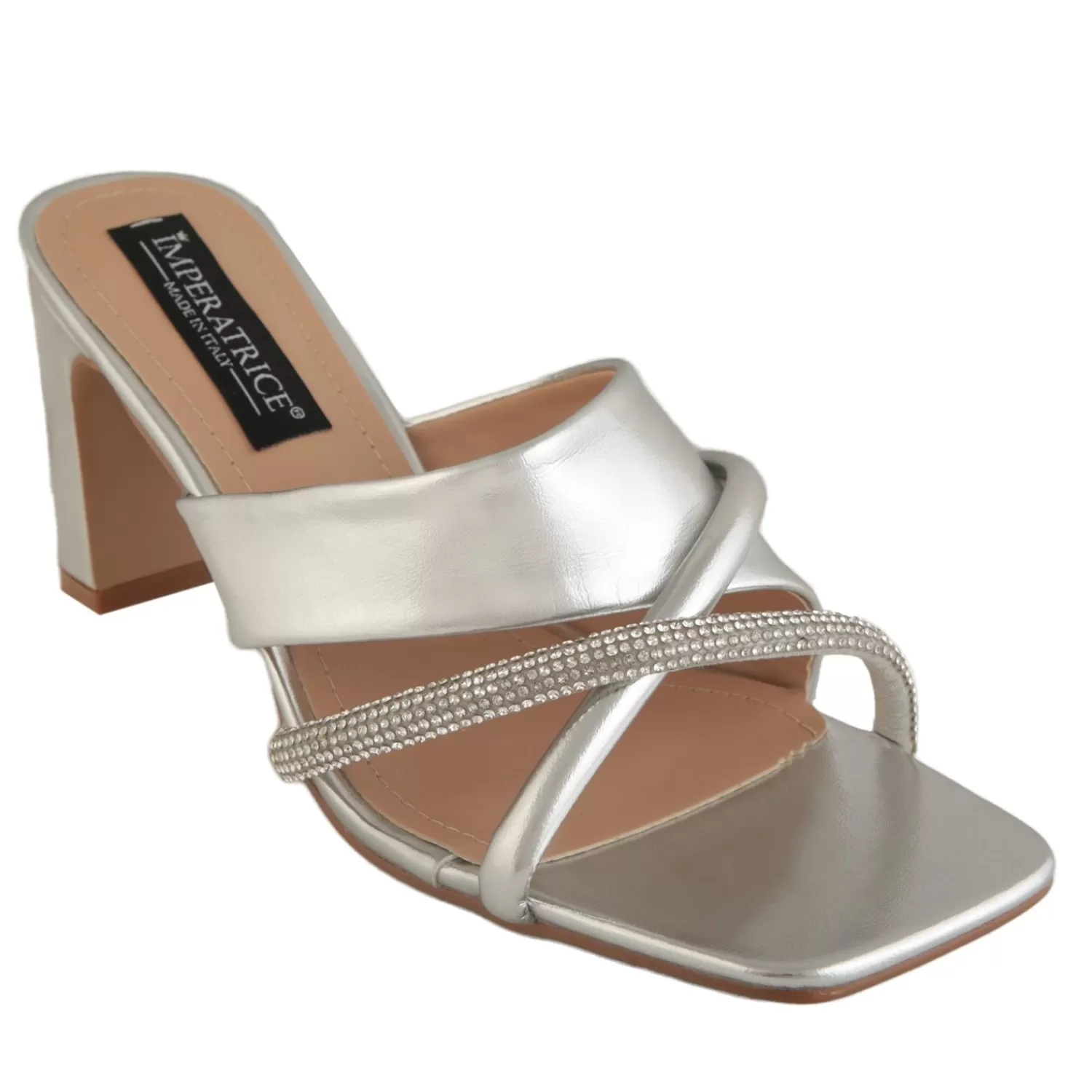 Imperatrice Calzature Sandali Con Tacco E Zeppa*Sandali Con Tacco E Dettaglio Strass