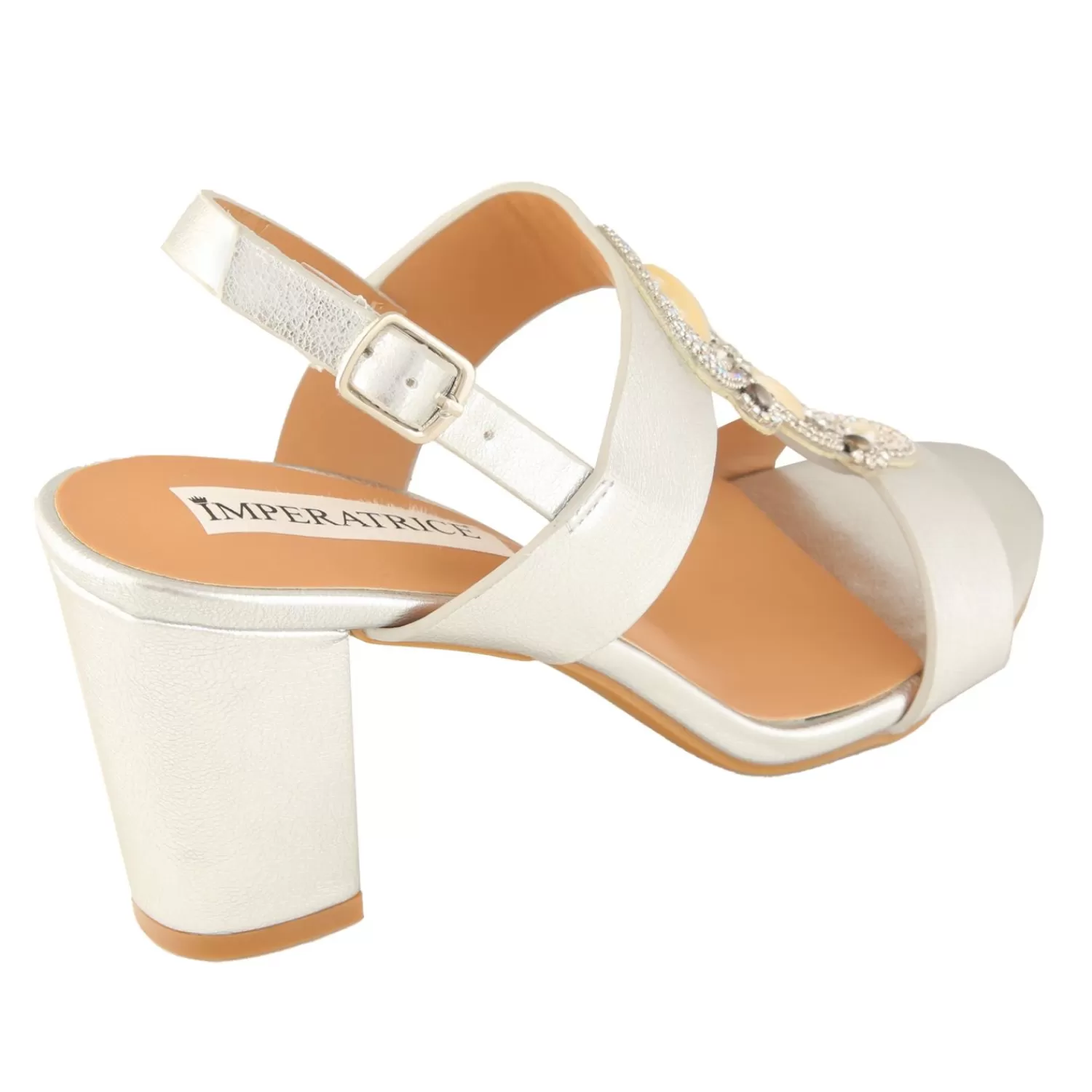 Imperatrice Calzature Sandali Con Tacco E Zeppa*Sandali Con Tacco Quadrato E Dettagli Gioiello