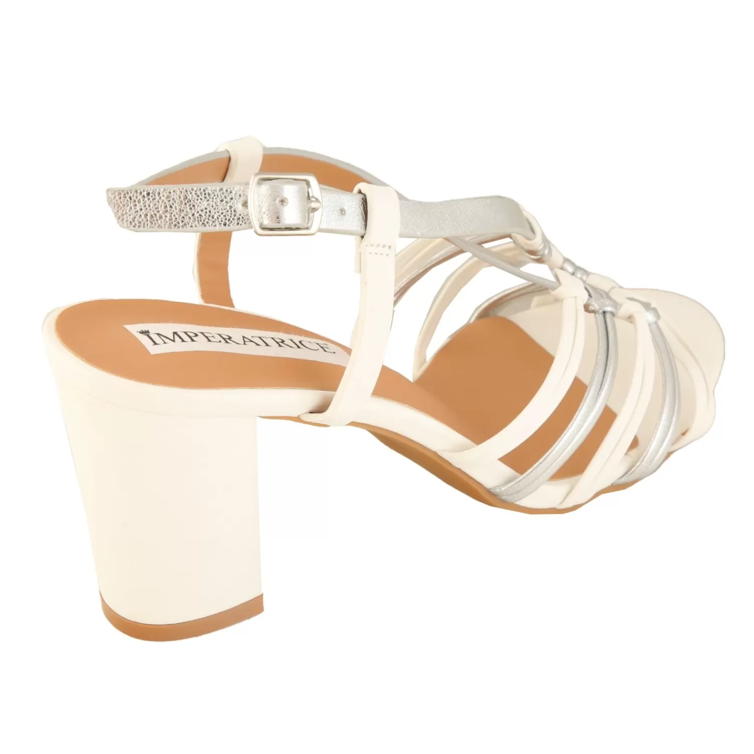 Imperatrice Calzature Sandali Con Tacco E Zeppa*Sandali Con Tacco Quadrato E Dettagli Intreccio