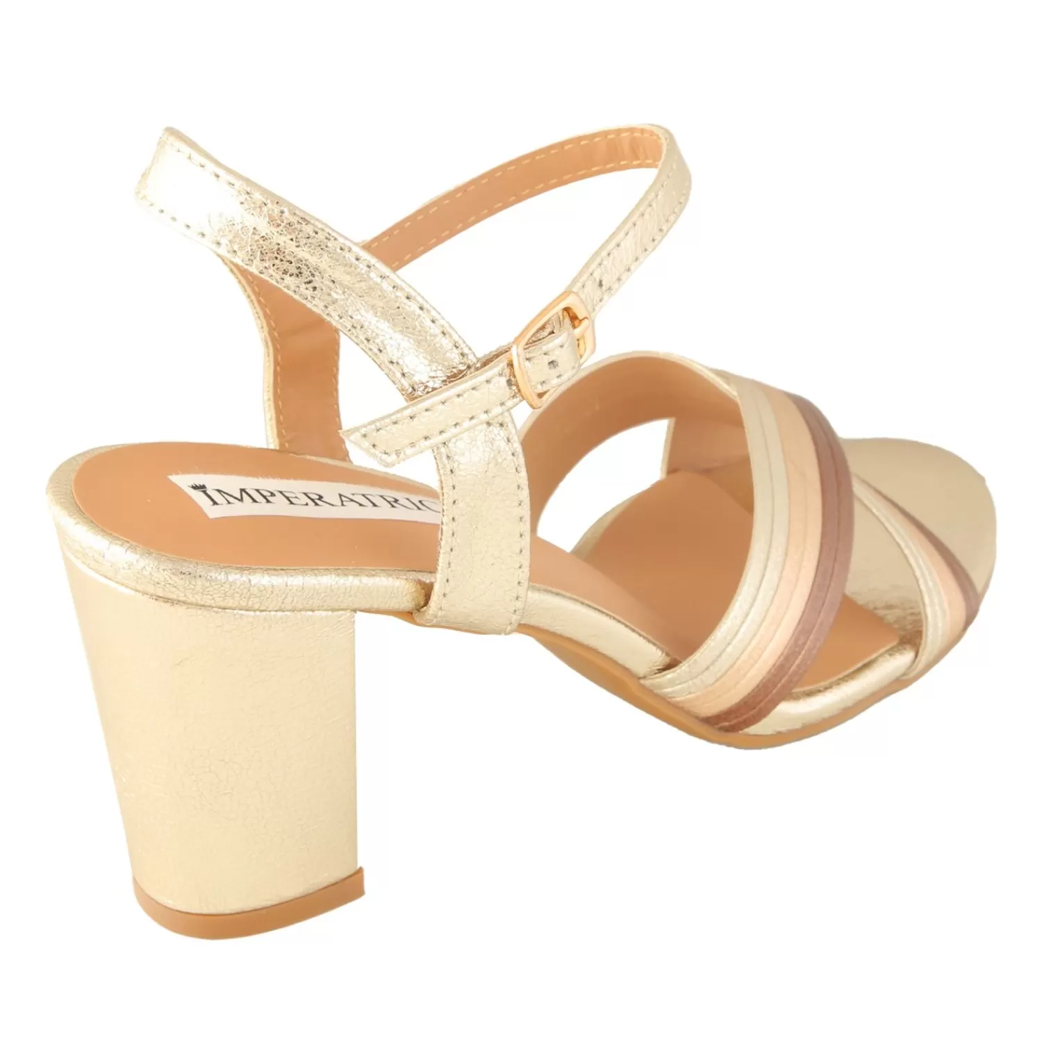 Imperatrice Calzature Sandali Con Tacco E Zeppa*Sandali Con Tacco Quadrato E Dettagli Intreccio