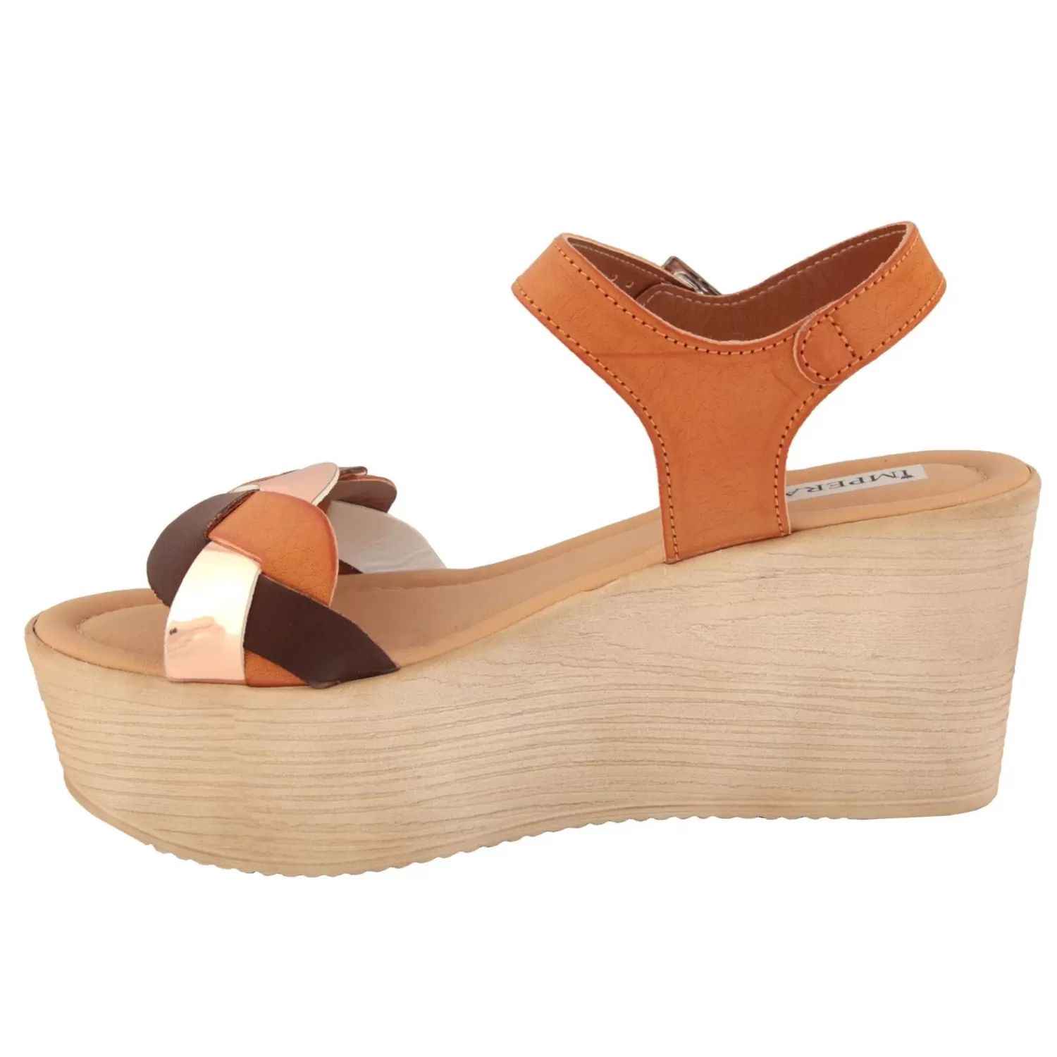 Imperatrice Calzature Sandali Con Tacco E Zeppa*Sandali Con Zeppa Ultraleggera E Fascia Intrecciata Multicolore