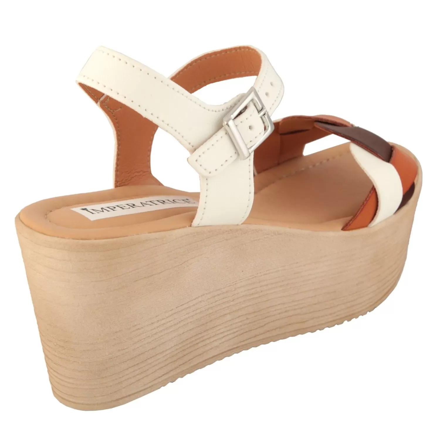 Imperatrice Calzature Sandali Con Tacco E Zeppa*Sandali Con Zeppa Ultraleggera E Fascia Intrecciata Multicolore