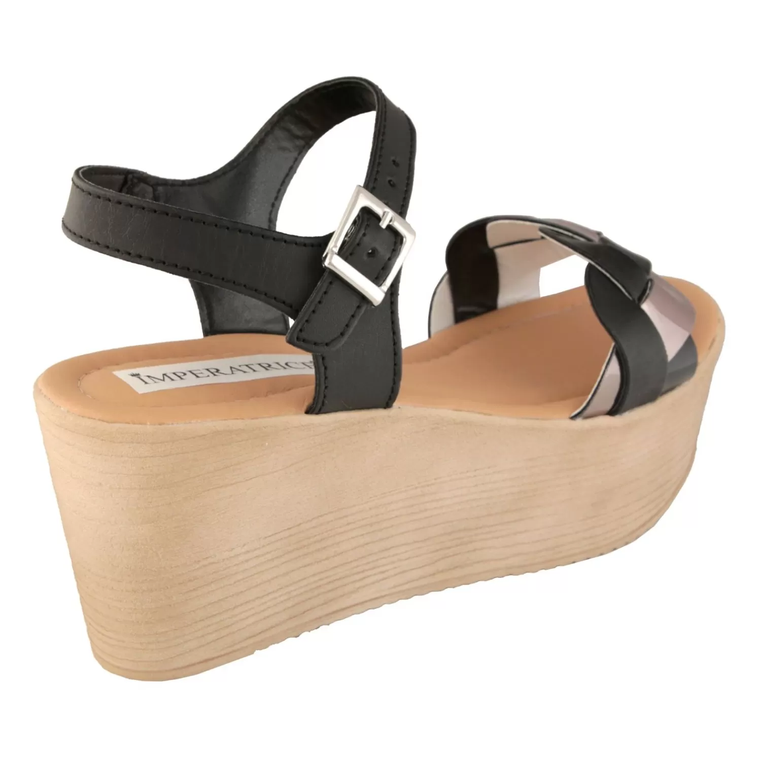 Imperatrice Calzature Sandali Con Tacco E Zeppa*Sandali Con Zeppa Ultraleggera E Fascia Intrecciata Multicolore