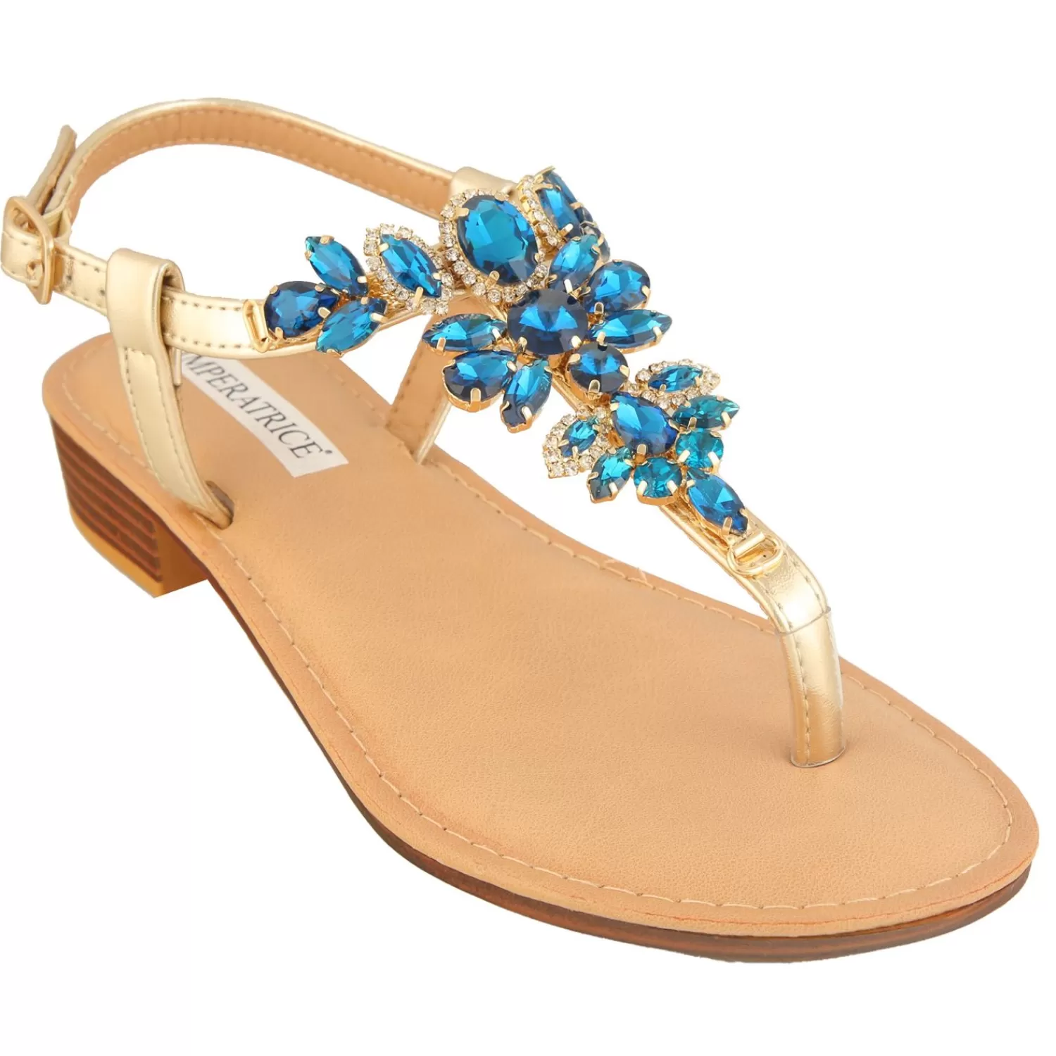 Imperatrice Calzature Sandali Bassi*Sandali Infradito Con Dettagli Gioiello