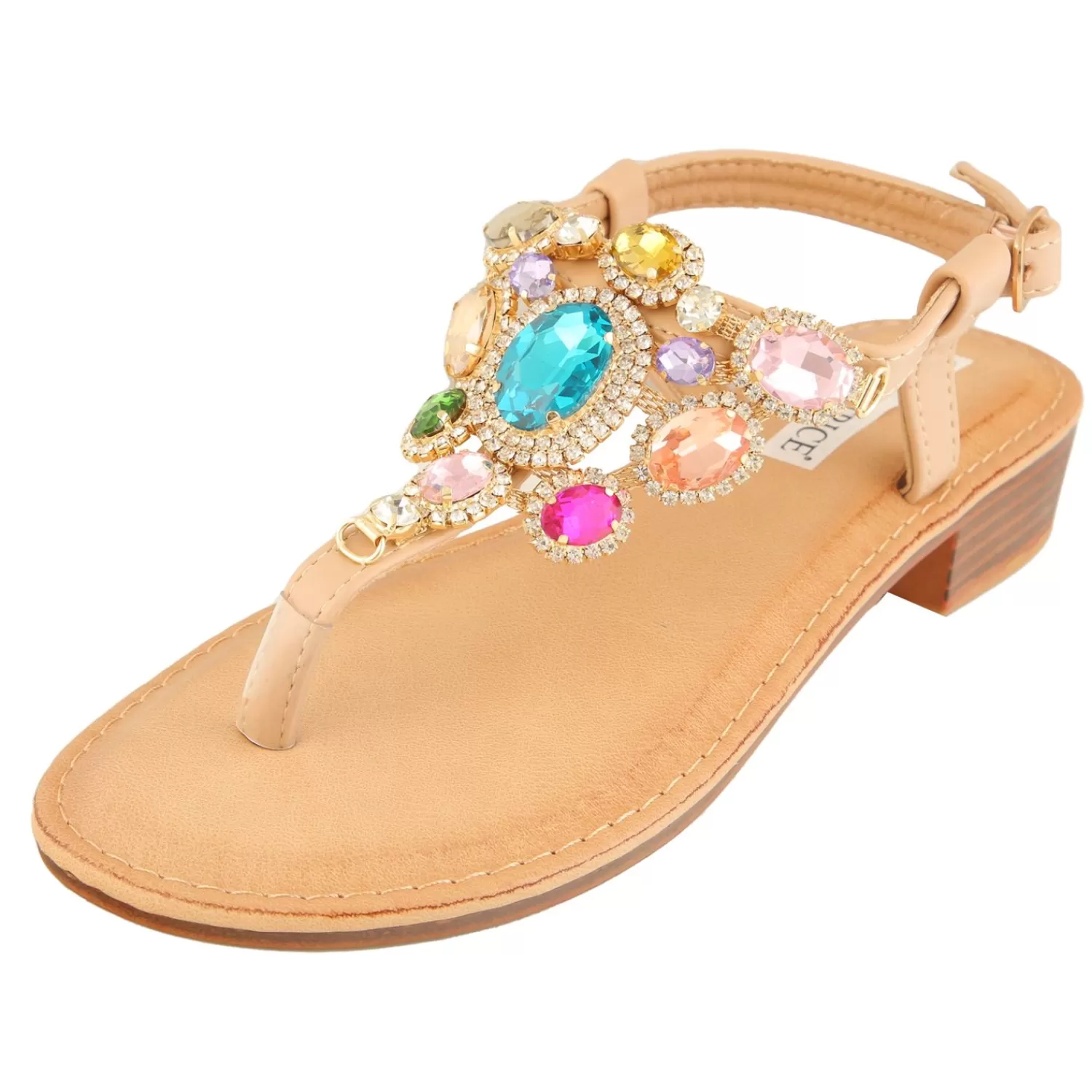 Imperatrice Calzature Sandali Bassi*Sandali Infradito Con Dettagli Gioiello