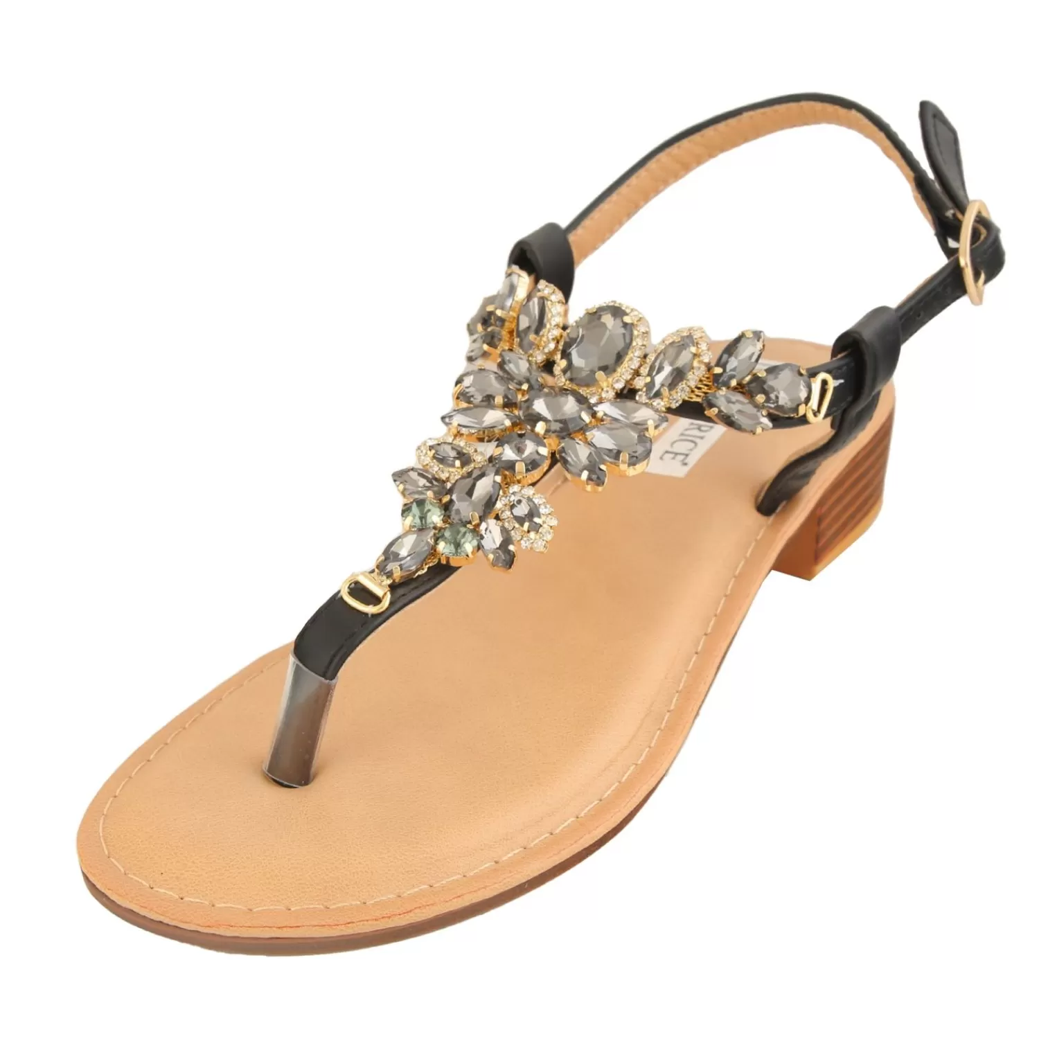 Imperatrice Calzature Sandali Bassi*Sandali Infradito Con Dettagli Gioiello