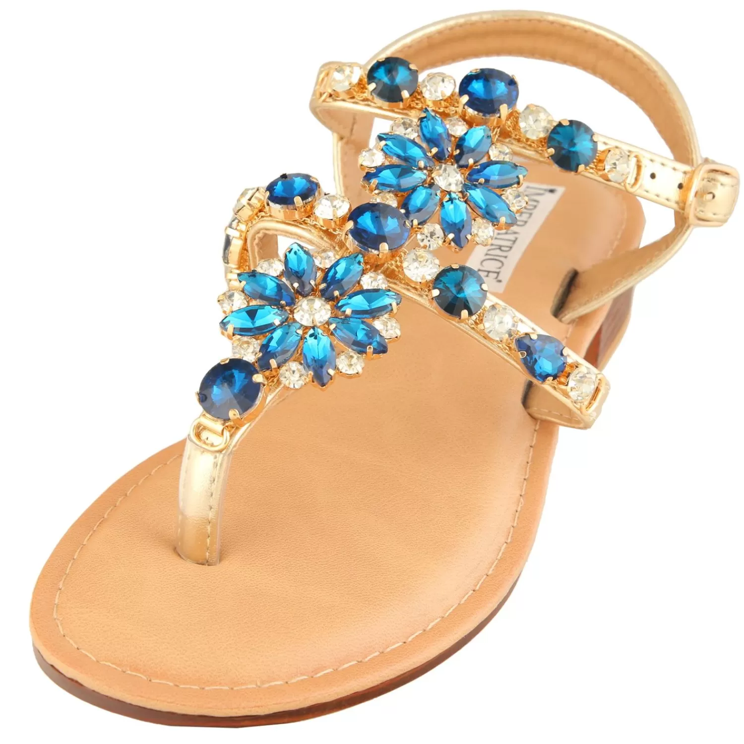 Imperatrice Calzature Sandali Bassi*Sandali Infradito Con Dettagli Gioiello