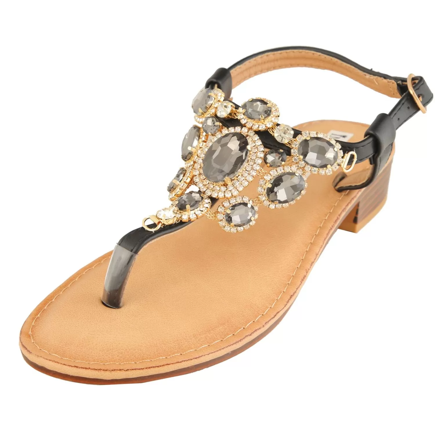 Imperatrice Calzature Sandali Bassi*Sandali Infradito Con Dettagli Gioiello
