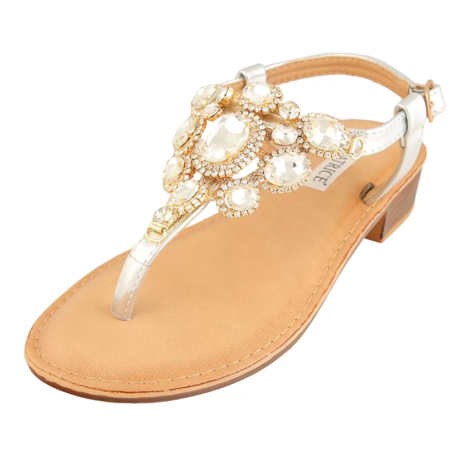 Imperatrice Calzature Sandali Bassi*Sandali Infradito Con Dettagli Gioiello