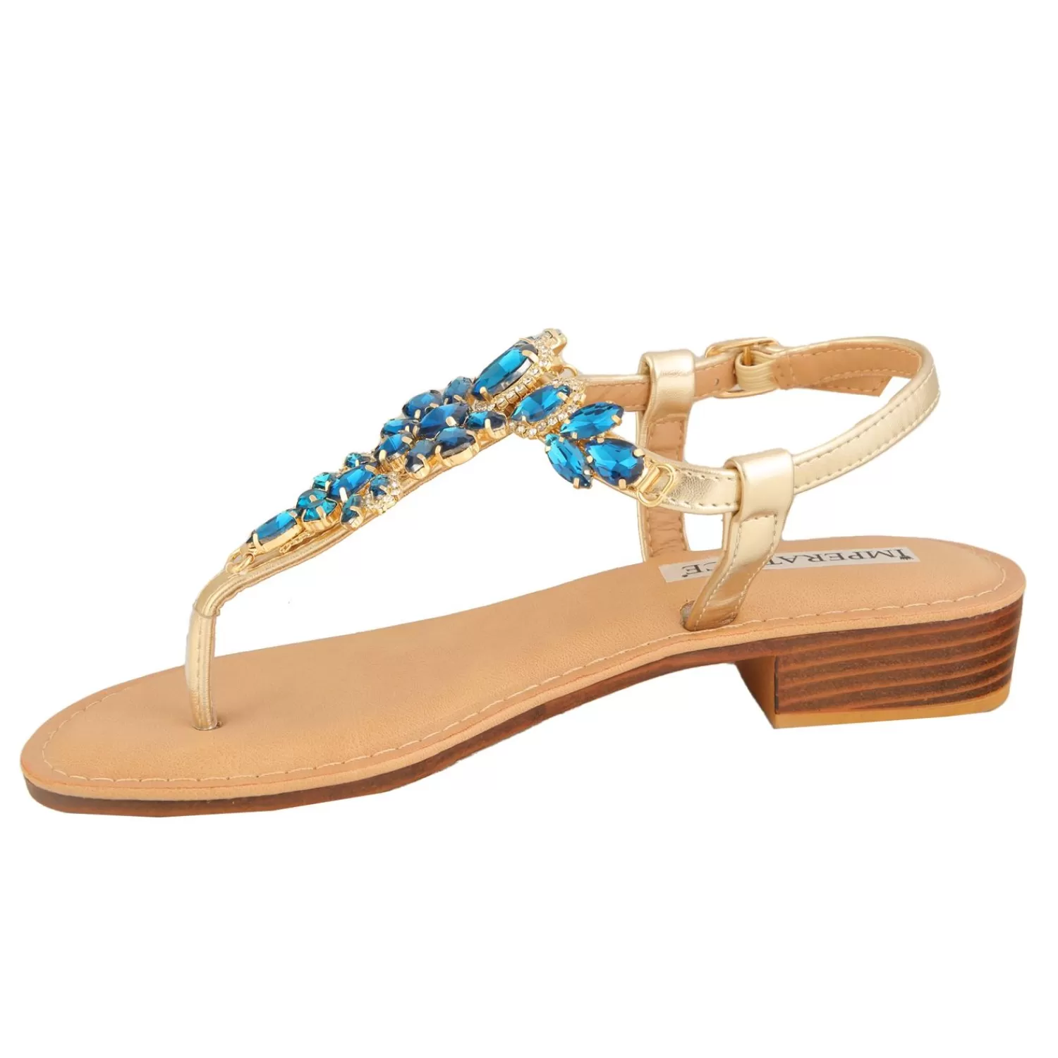 Imperatrice Calzature Sandali Bassi*Sandali Infradito Con Dettagli Gioiello