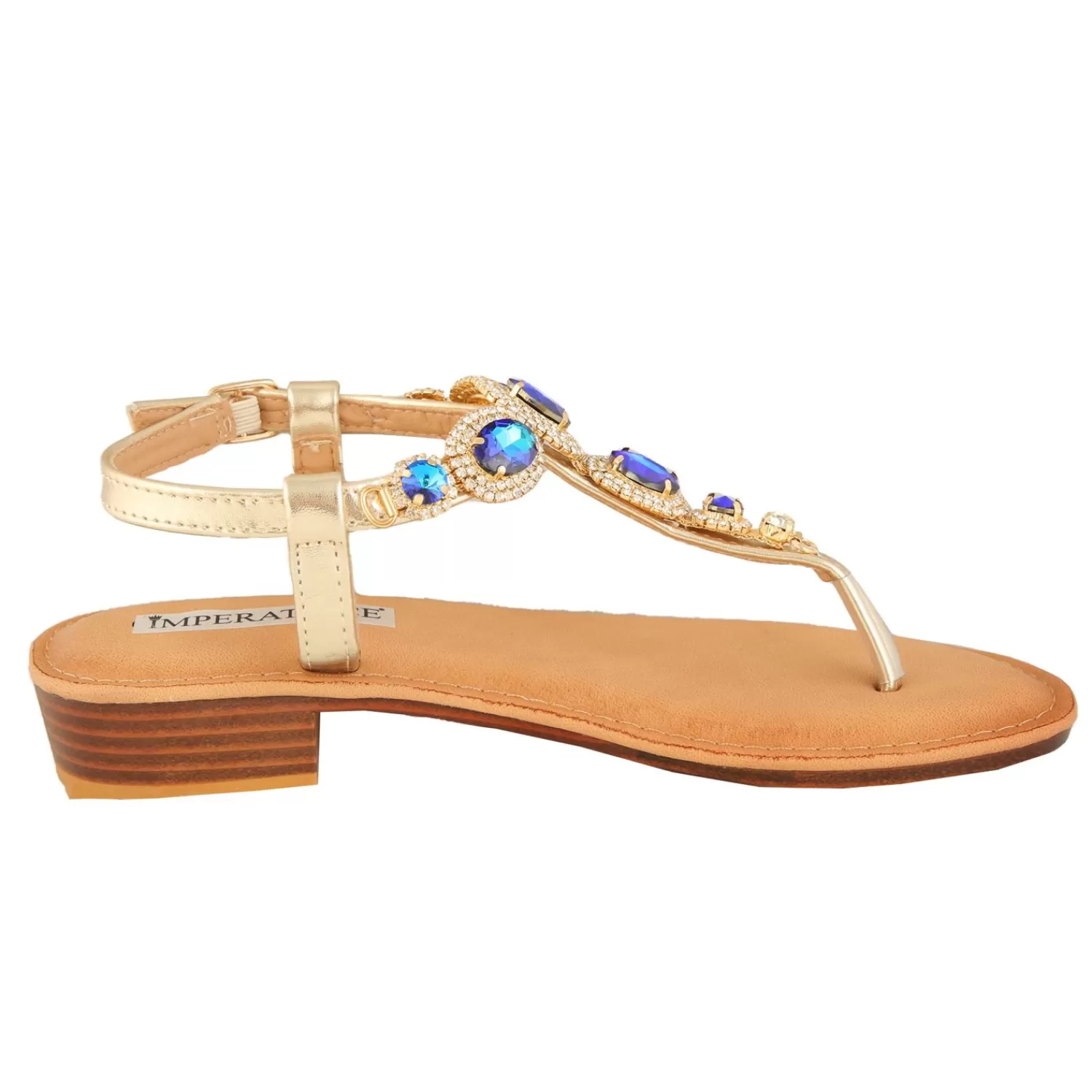 Imperatrice Calzature Sandali Bassi*Sandali Infradito Con Dettagli Gioiello