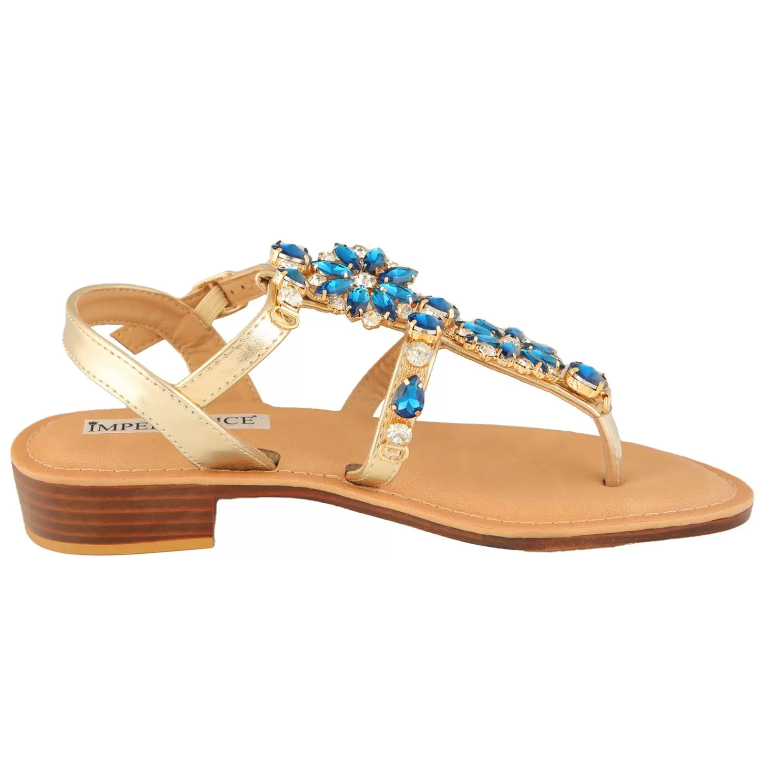 Imperatrice Calzature Sandali Bassi*Sandali Infradito Con Dettagli Gioiello