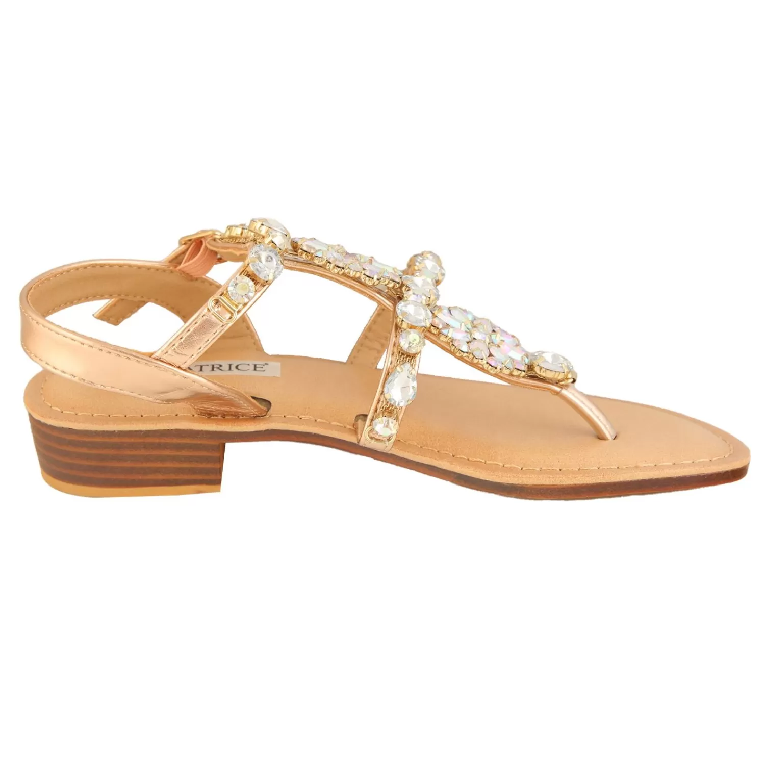 Imperatrice Calzature Sandali Bassi*Sandali Infradito Con Dettagli Gioiello