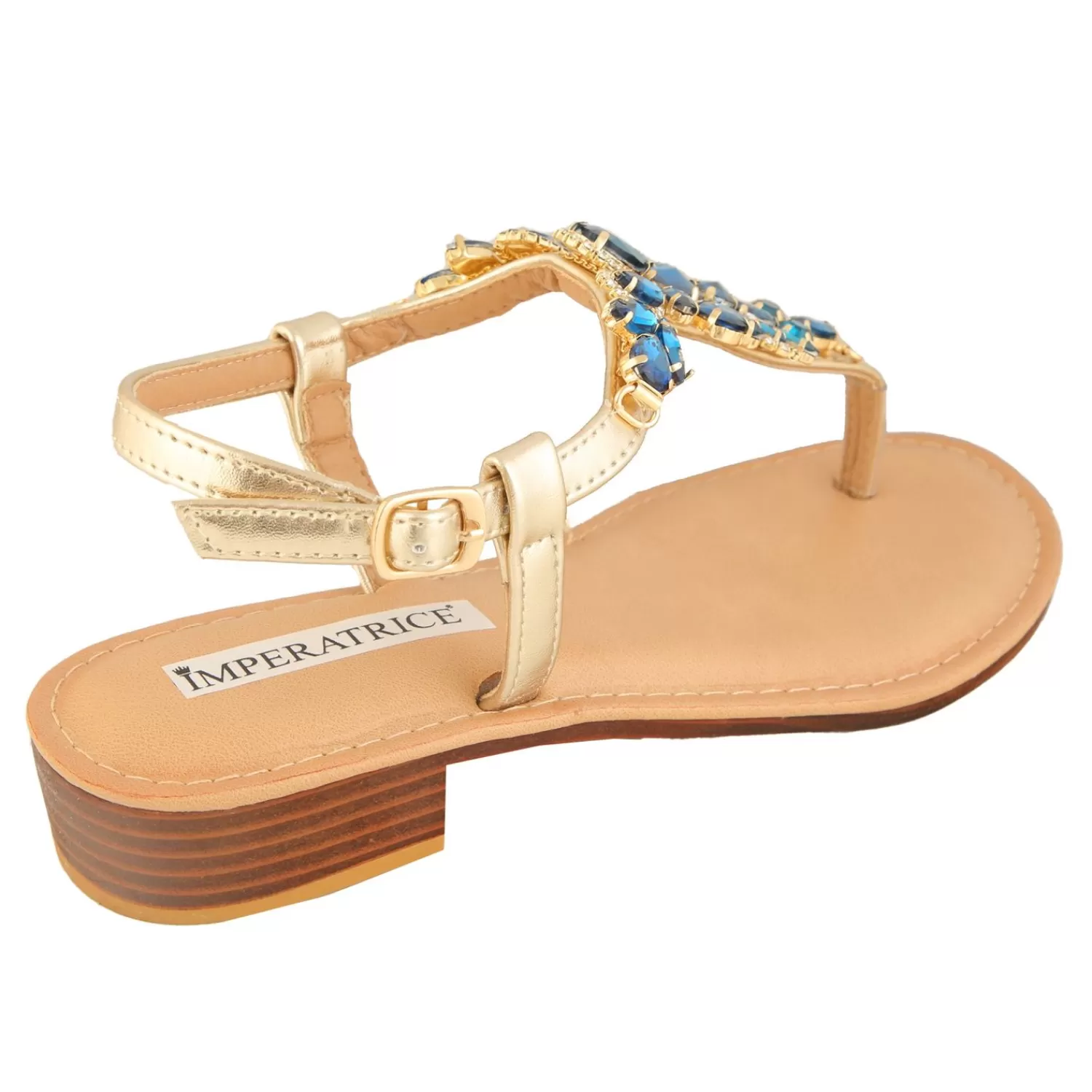 Imperatrice Calzature Sandali Bassi*Sandali Infradito Con Dettagli Gioiello