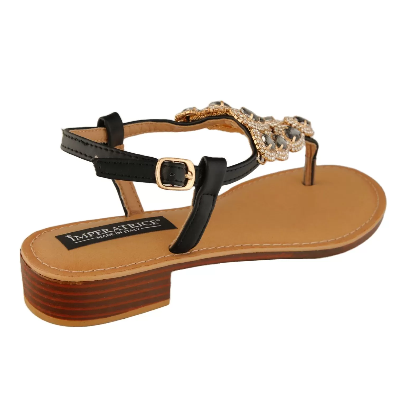 Imperatrice Calzature Sandali Bassi*Sandali Infradito Con Dettagli Gioiello