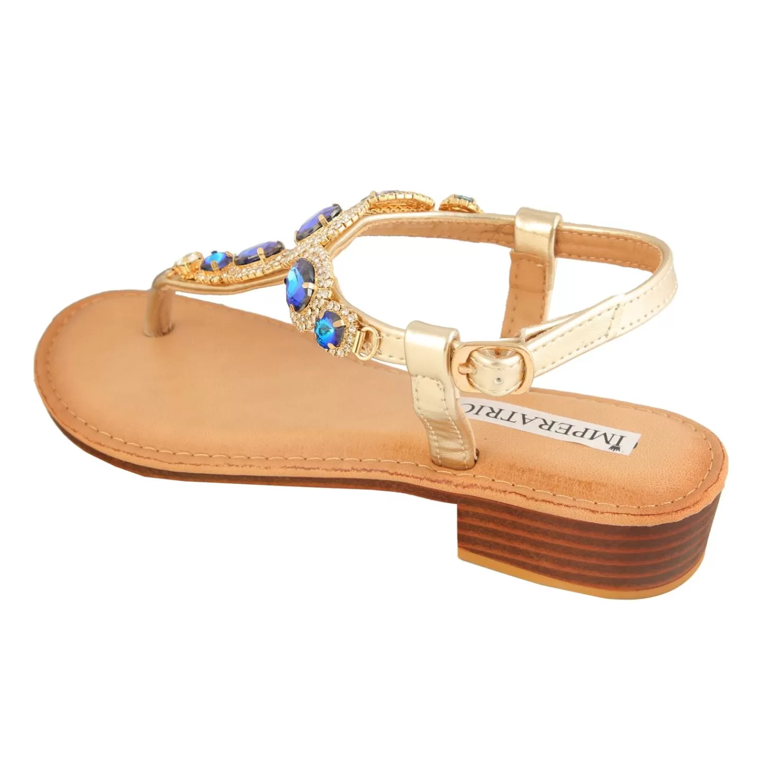Imperatrice Calzature Sandali Bassi*Sandali Infradito Con Dettagli Gioiello