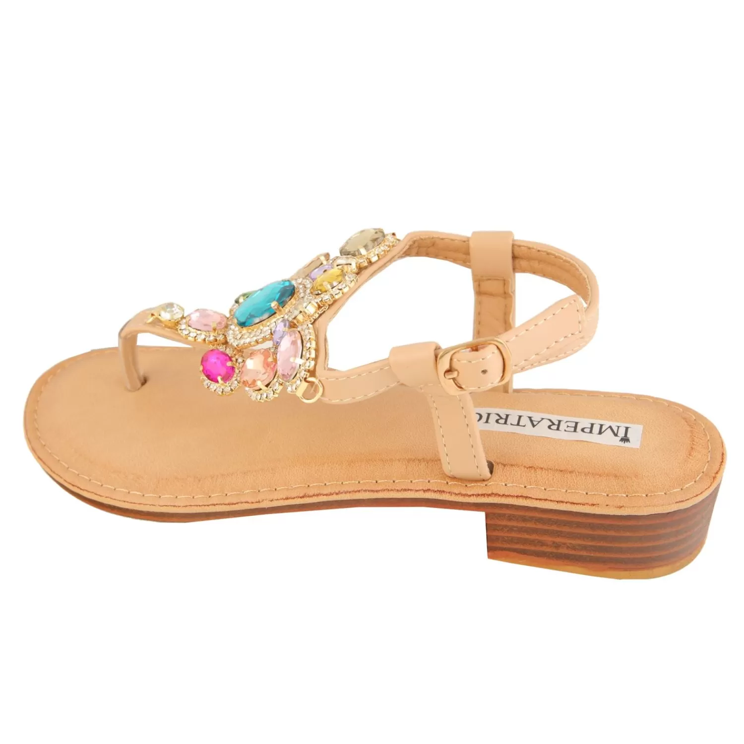Imperatrice Calzature Sandali Bassi*Sandali Infradito Con Dettagli Gioiello