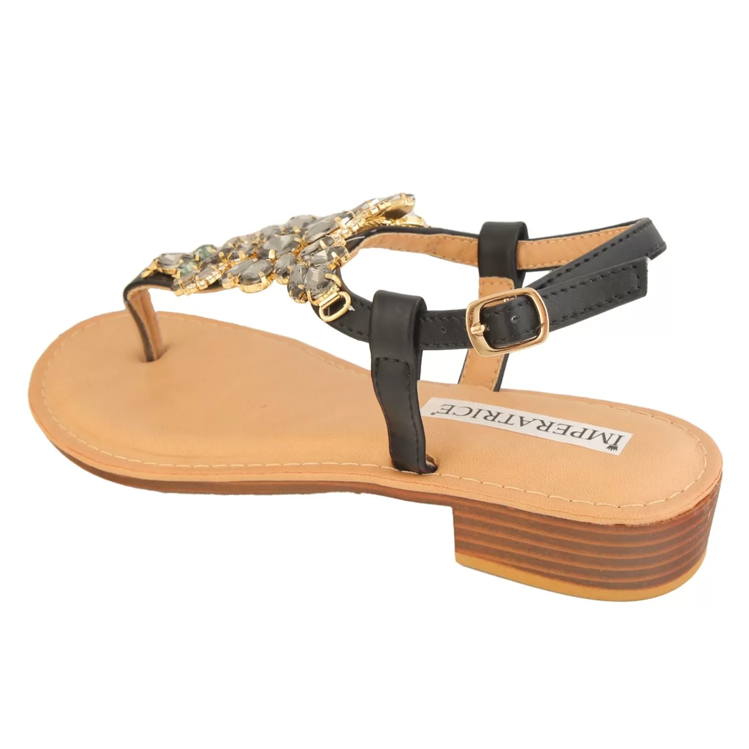 Imperatrice Calzature Sandali Bassi*Sandali Infradito Con Dettagli Gioiello