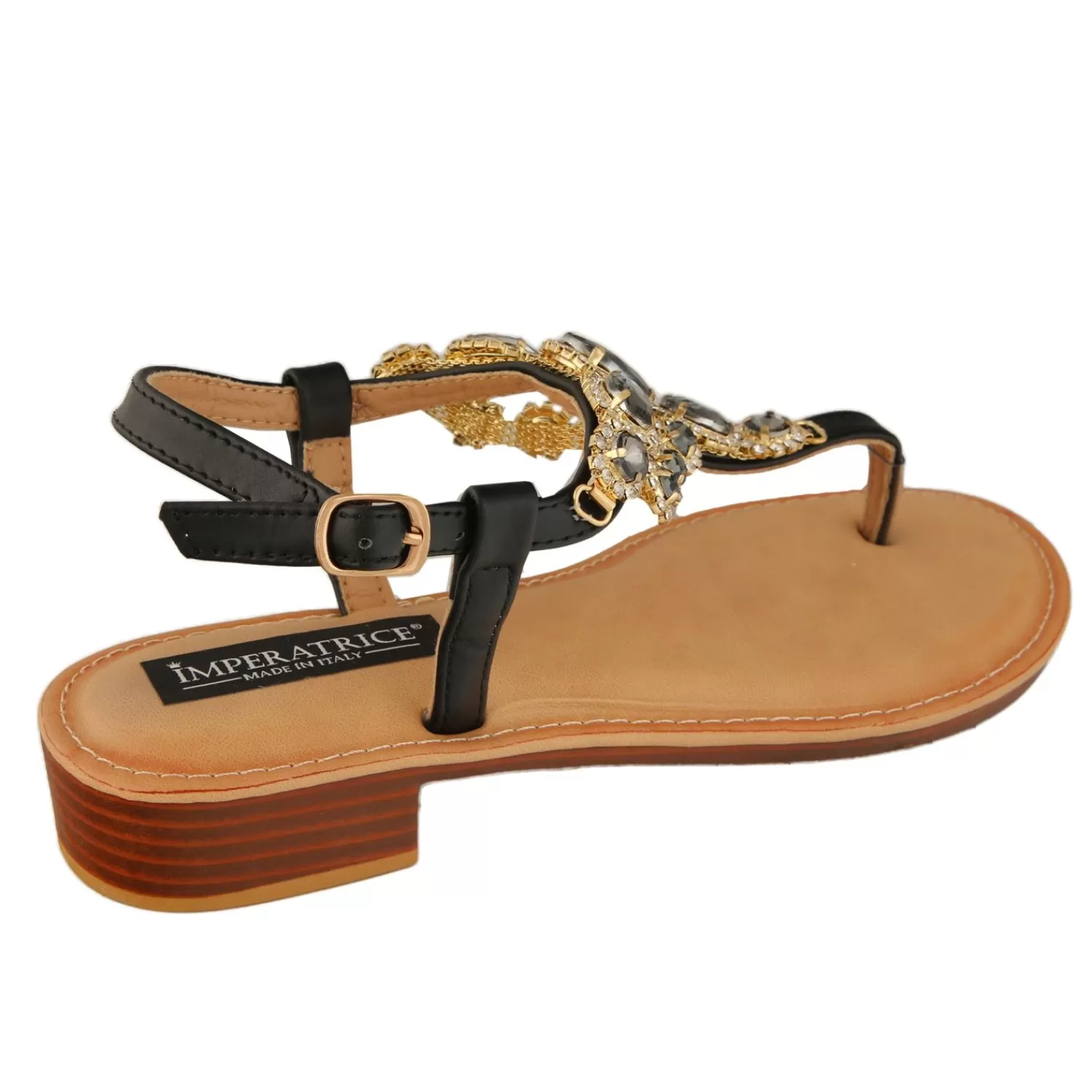Imperatrice Calzature Sandali Bassi*Sandali Infradito Con Dettagli Gioiello